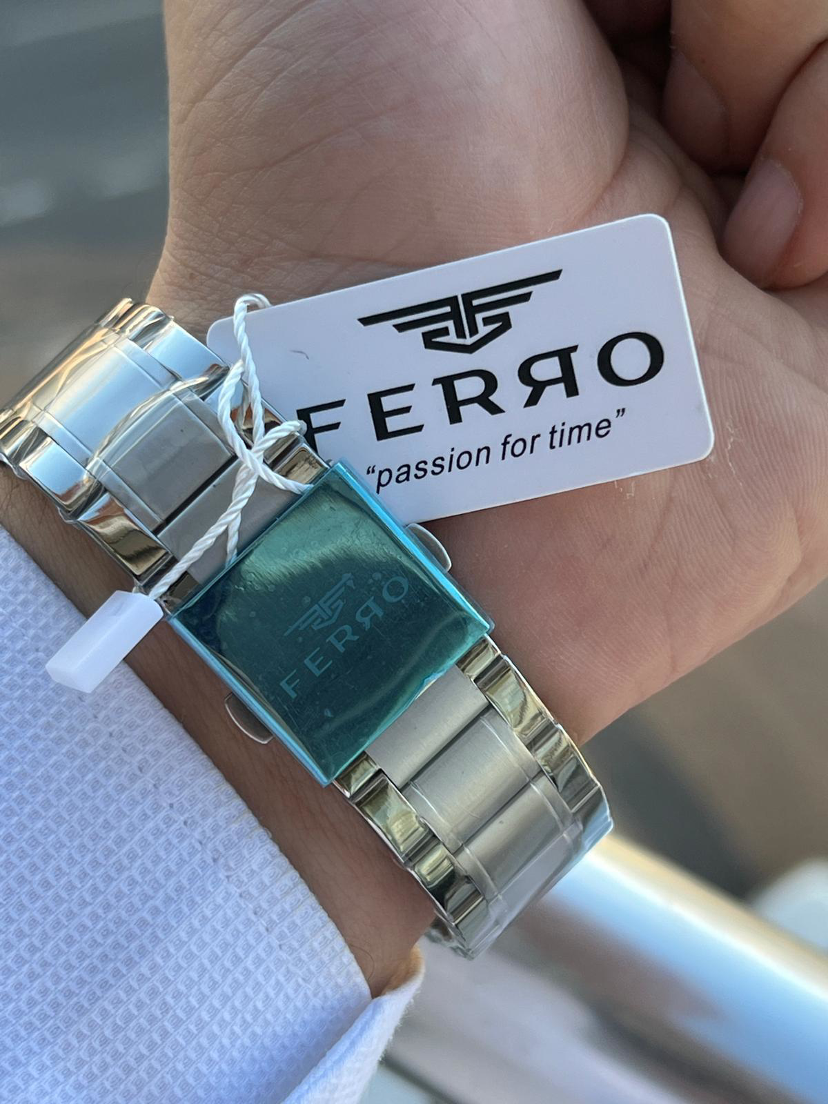 Ferro Çelik Kordon İç Fonksiyonları Aktif Chronograph 30 Mt Su Ge