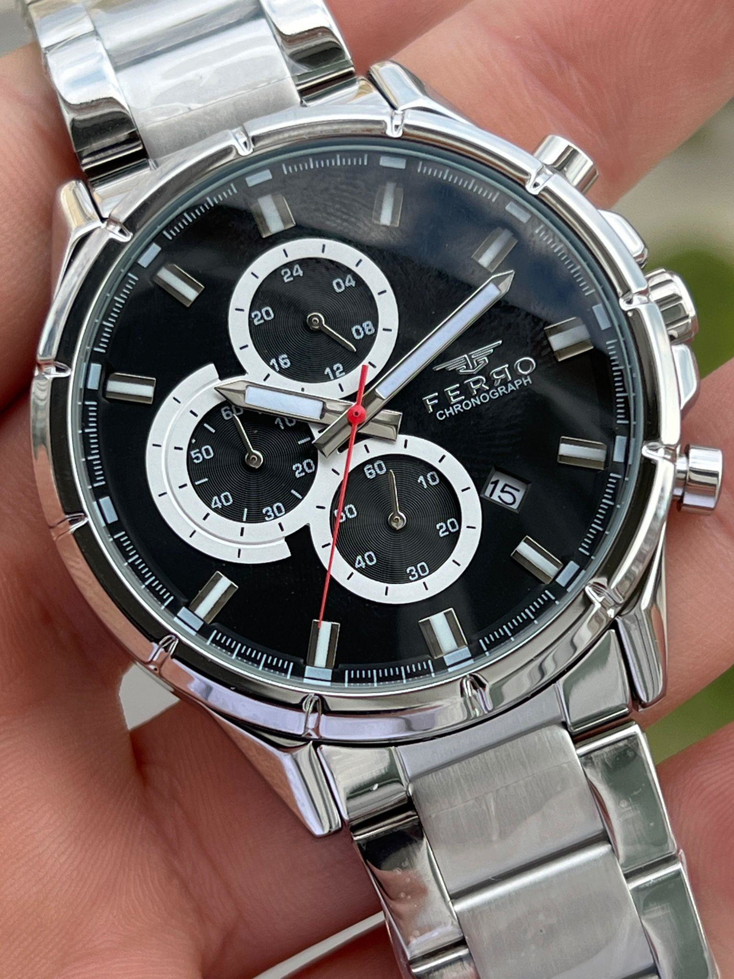 Ferro Çelik Kordon İç Fonksiyonları Aktif Chronograph 30 Mt Su Ge Ferro Çelik Kordon İç Fonksiyonları Aktif Chronograph 30 Mt Su Ge