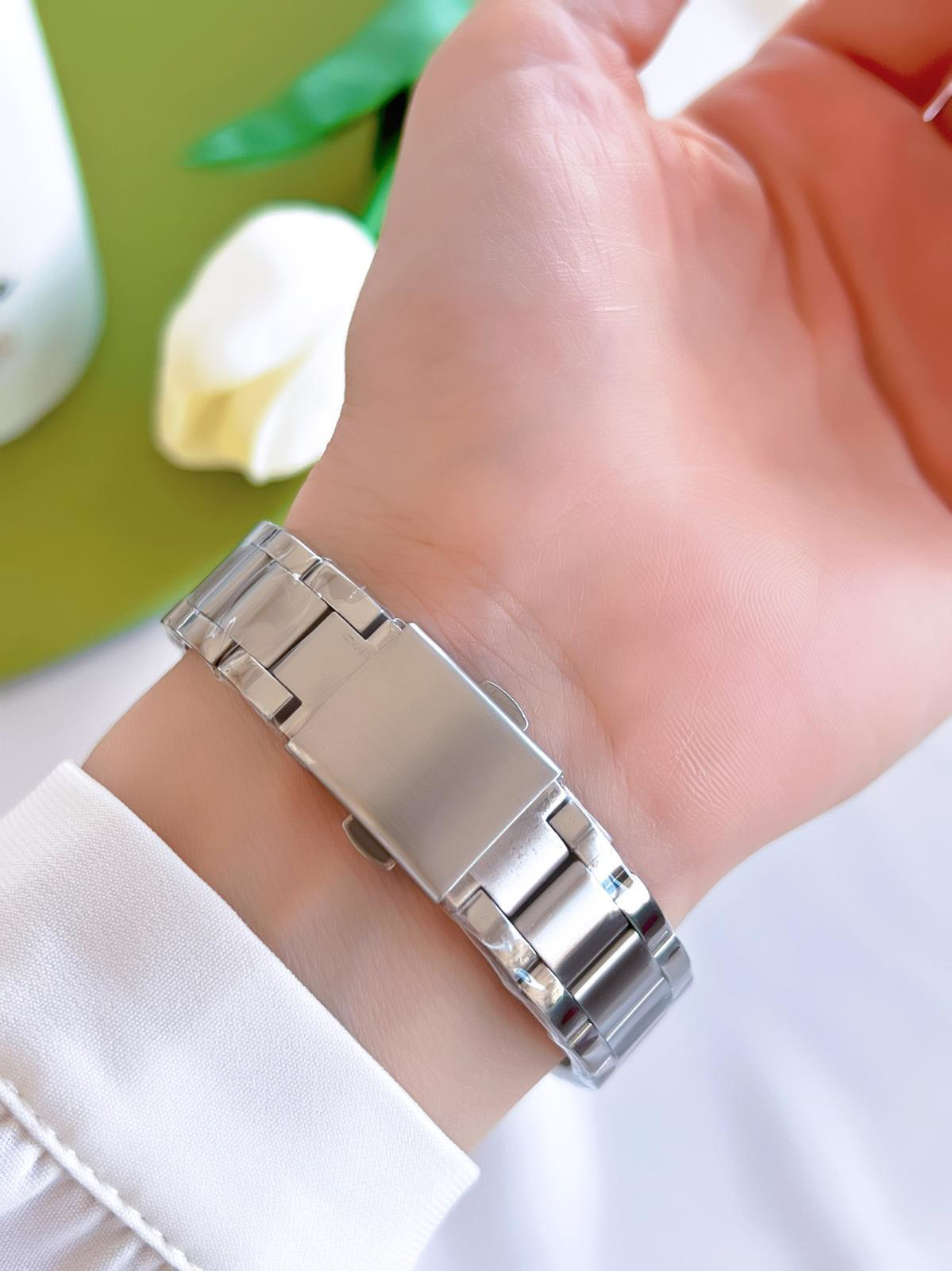 Ferro Çelik Kordon İyon Kaplama Kasa 3 Atm Suya Dayanıklı Kadın K