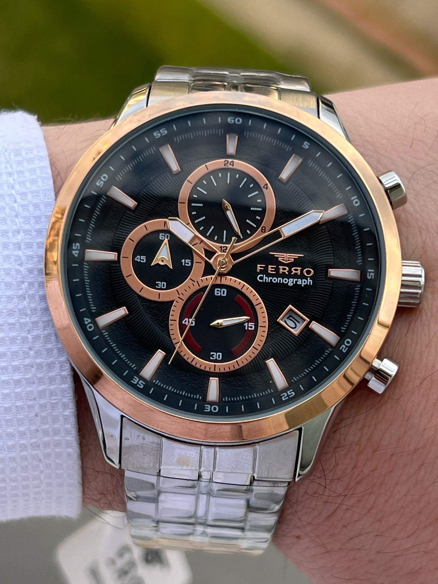 Ferro Çelik Kordon İç Fonksiyonları Aktif Chronograph 30 Mt Su Ge Fiyatı, Yorumları ve Özellikleri