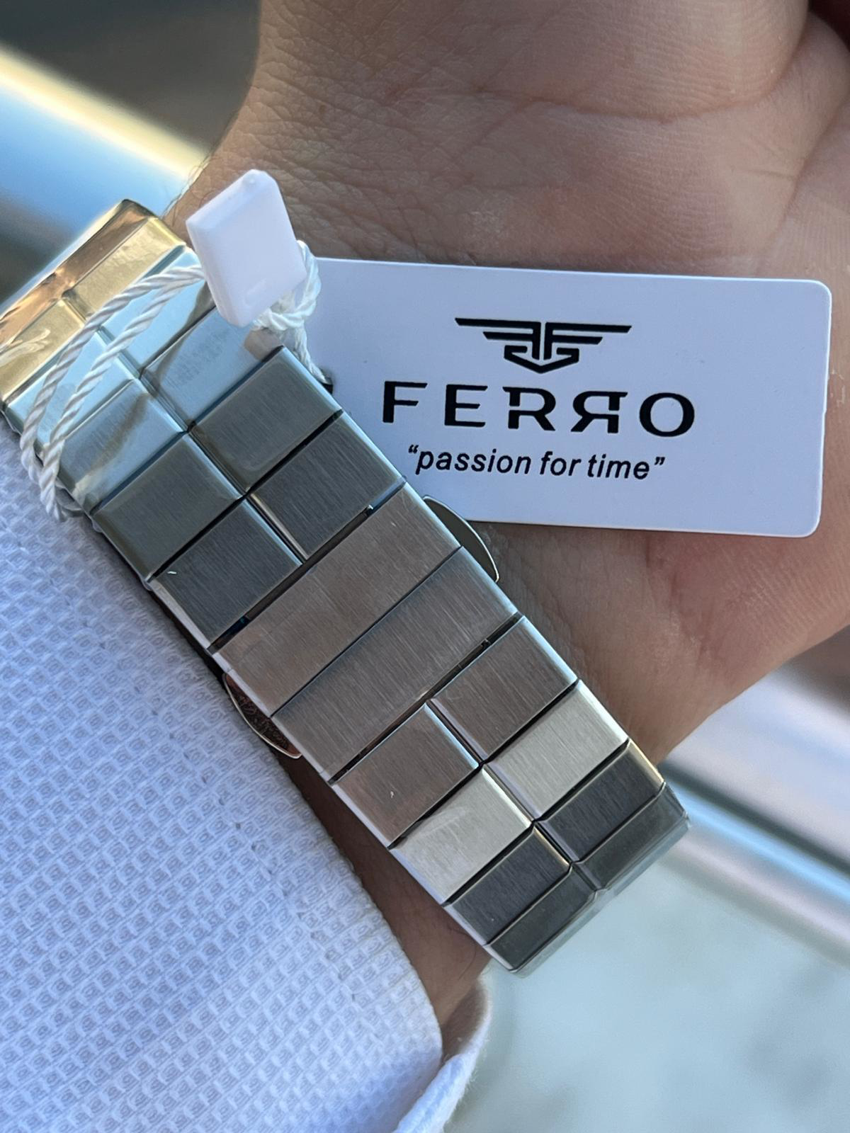 Ferro Çelik Kordon İç Fonksiyonları Aktif Chronograph 30 Mt Su Ge