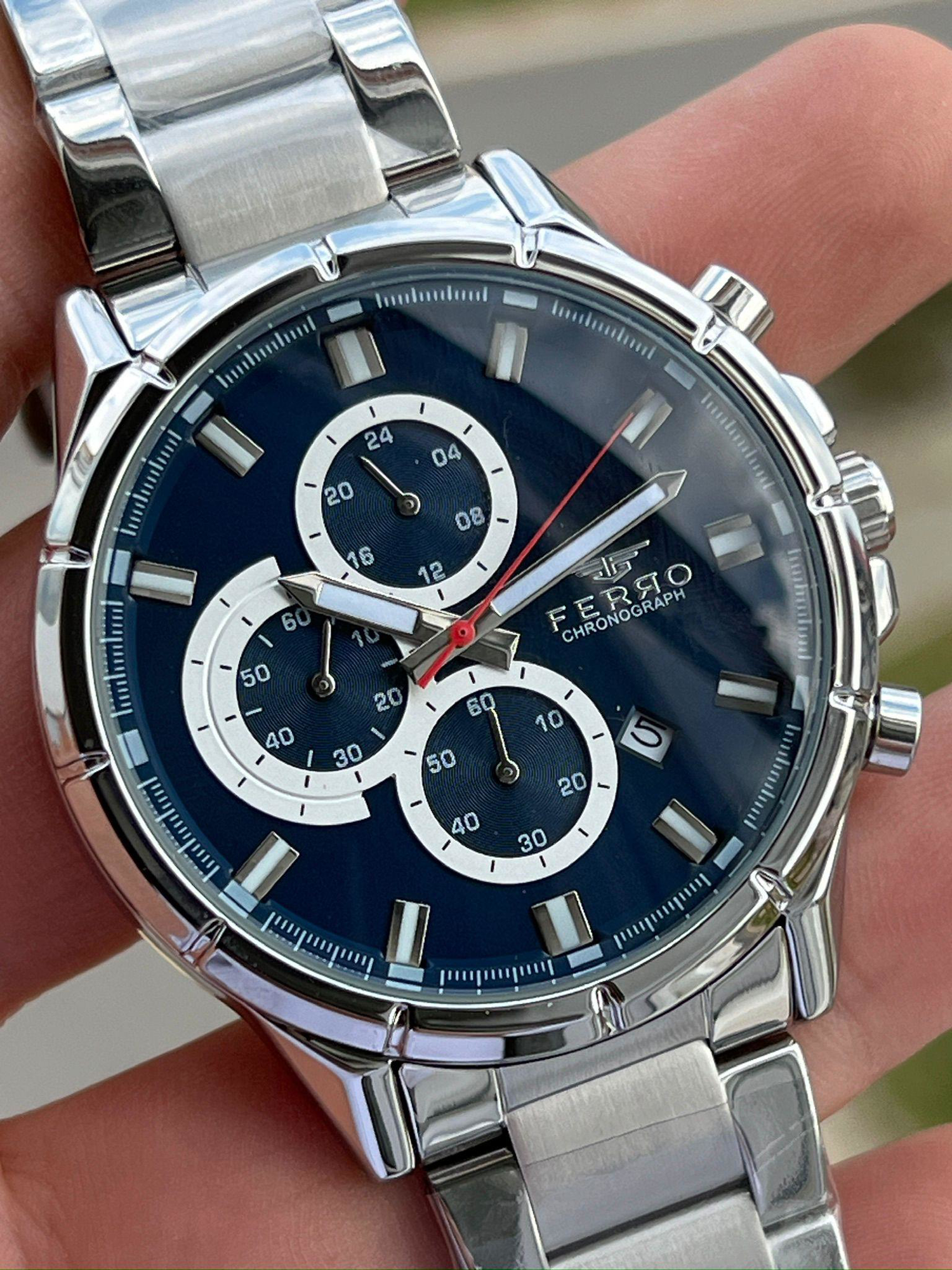 Ferro Çelik Kordon İç Fonksiyonları Aktif Chronograph 30 Mt Su Ge Ferro Çelik Kordon İç Fonksiyonları Aktif Chronograph 30 Mt Su Ge