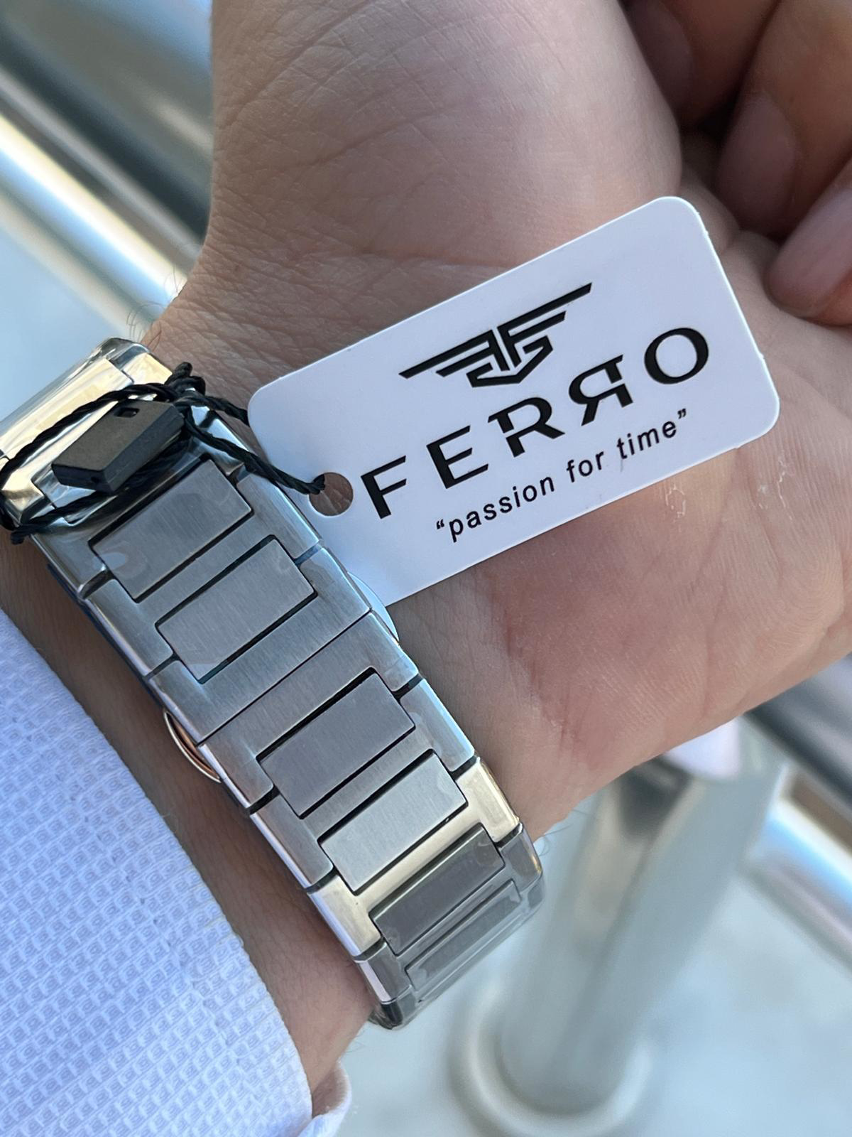 Ferro Çelik Kordon İç Fonksiyonları Aktif Chronograph 30 Mt Su Ge