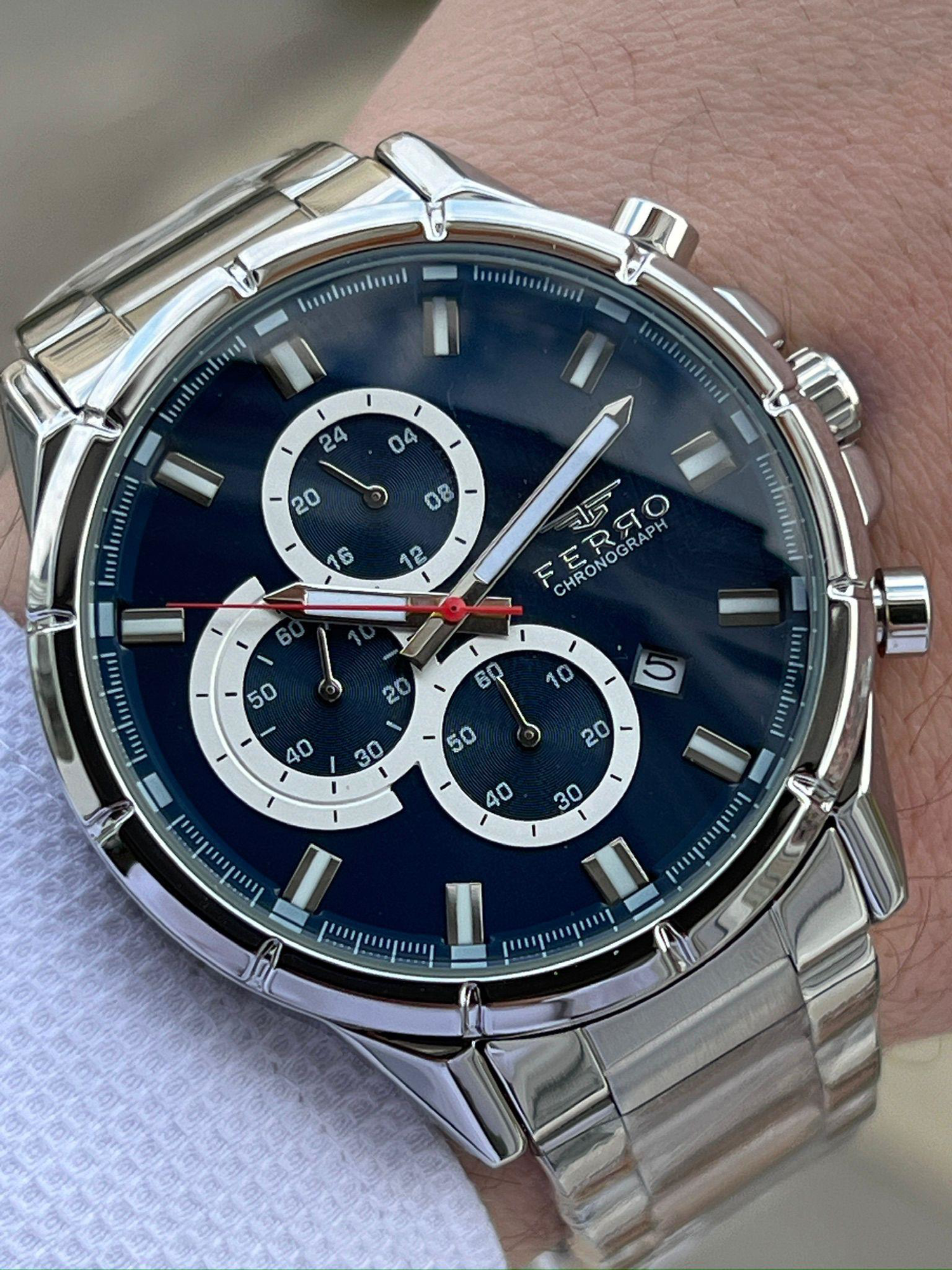 Ferro Çelik Kordon İç Fonksiyonları Aktif Chronograph 30 Mt Su Ge Ferro Çelik Kordon İç Fonksiyonları Aktif Chronograph 30 Mt Su Ge
