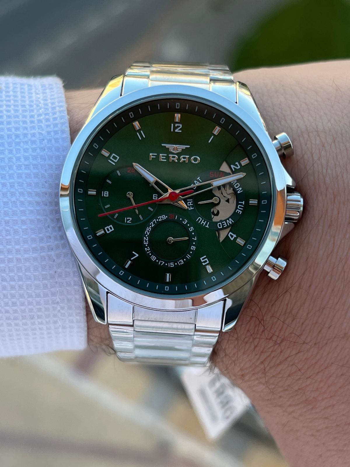 Ferro Çelik Kordon İç Fonksiyonları Aktif Chronograph 30 Mt Su Ge Ferro Çelik Kordon İç Fonksiyonları Aktif Chronograph 30 Mt Su Ge