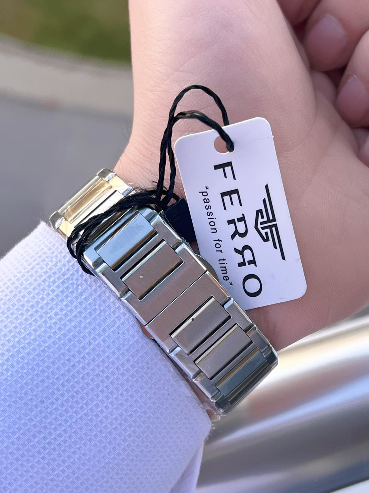 Ferro Çelik Kordon Nişan Ve Damat Saati Olarak ITALIAN DESIGN 3 A