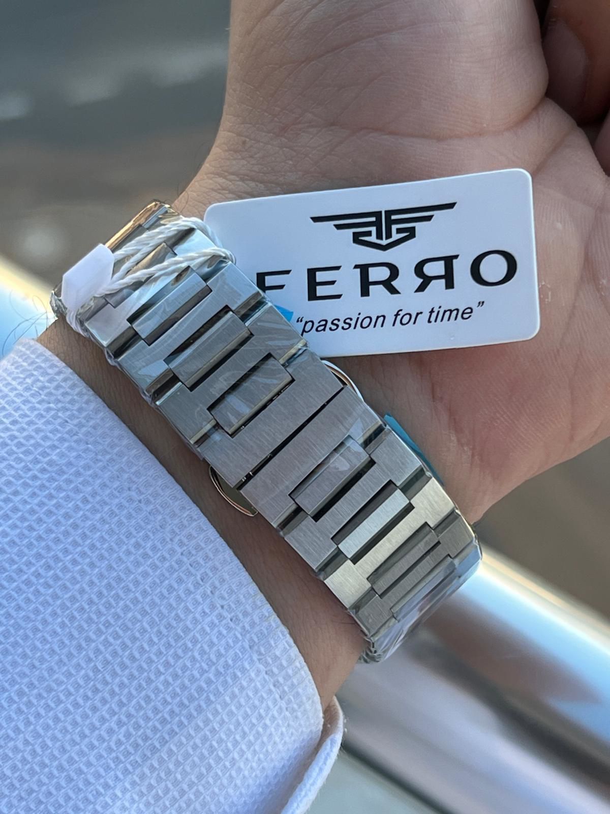 Ferro Çelik Kordon İç Fonksiyonları Aktif Chronograph 30 Mt Su Ge