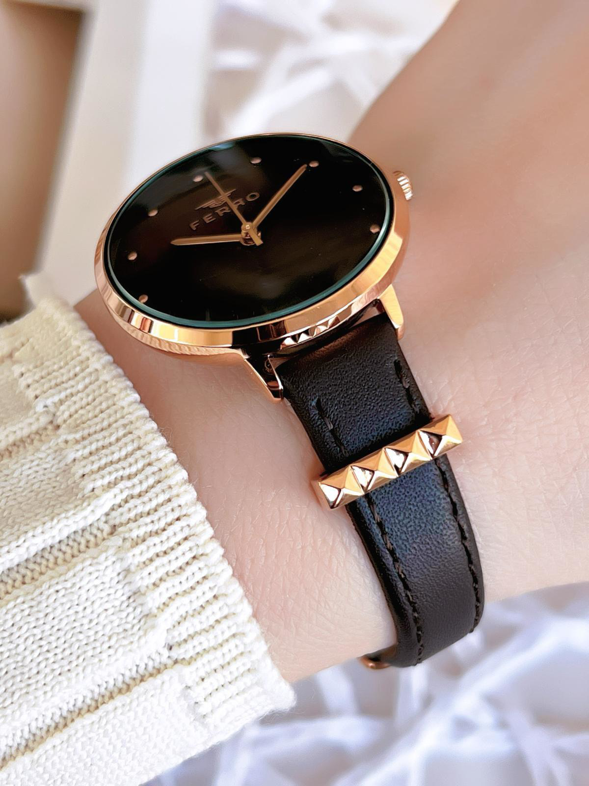 Ferro Deri Kordonlu Kararma Renk Atmaz 30 Metre Suya Dayanıklı Öz