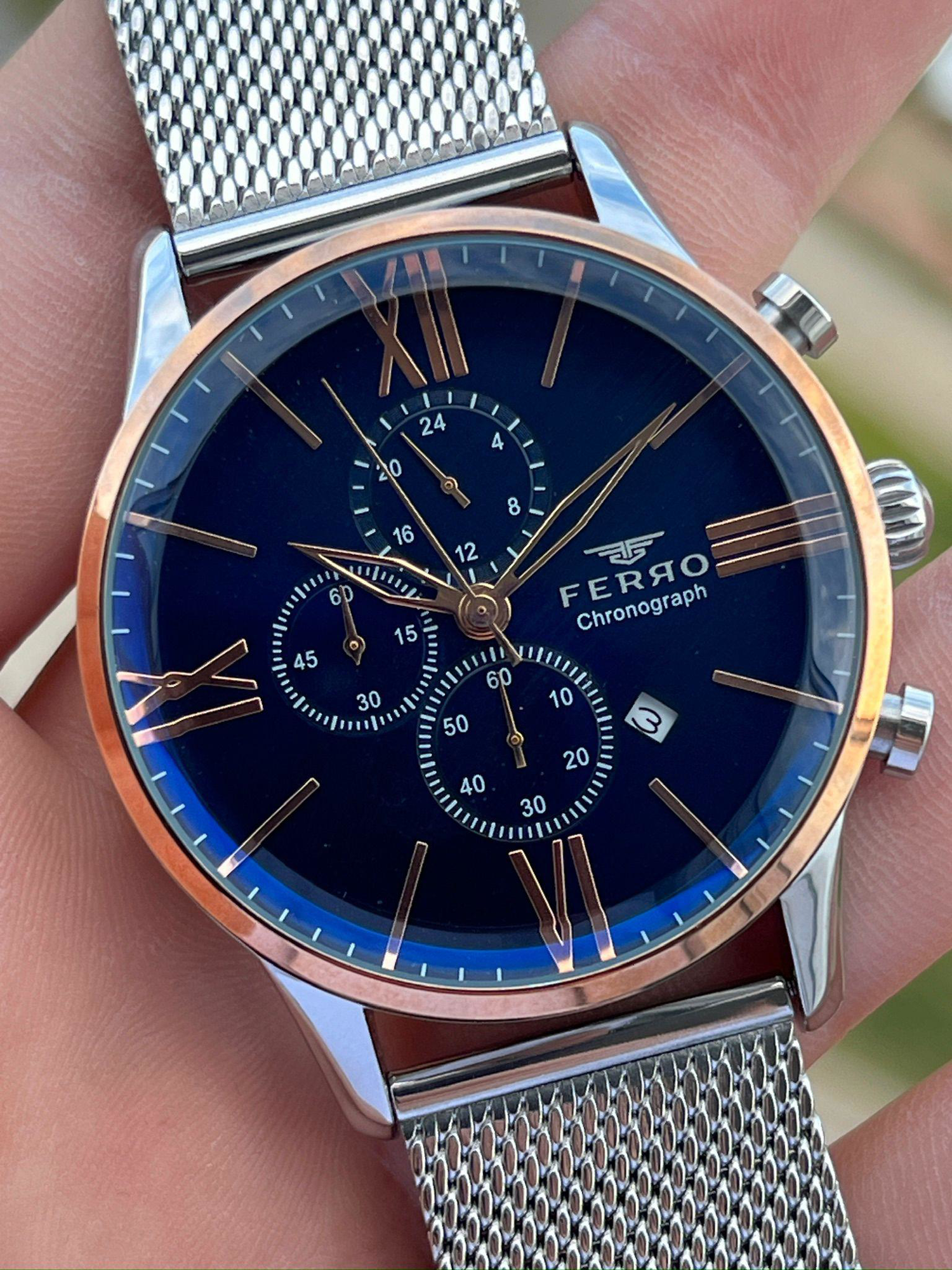 Ferro Gümüş Renk Hasır Kordon İç Fonksiyonları Aktif  30 Mt Su Ge