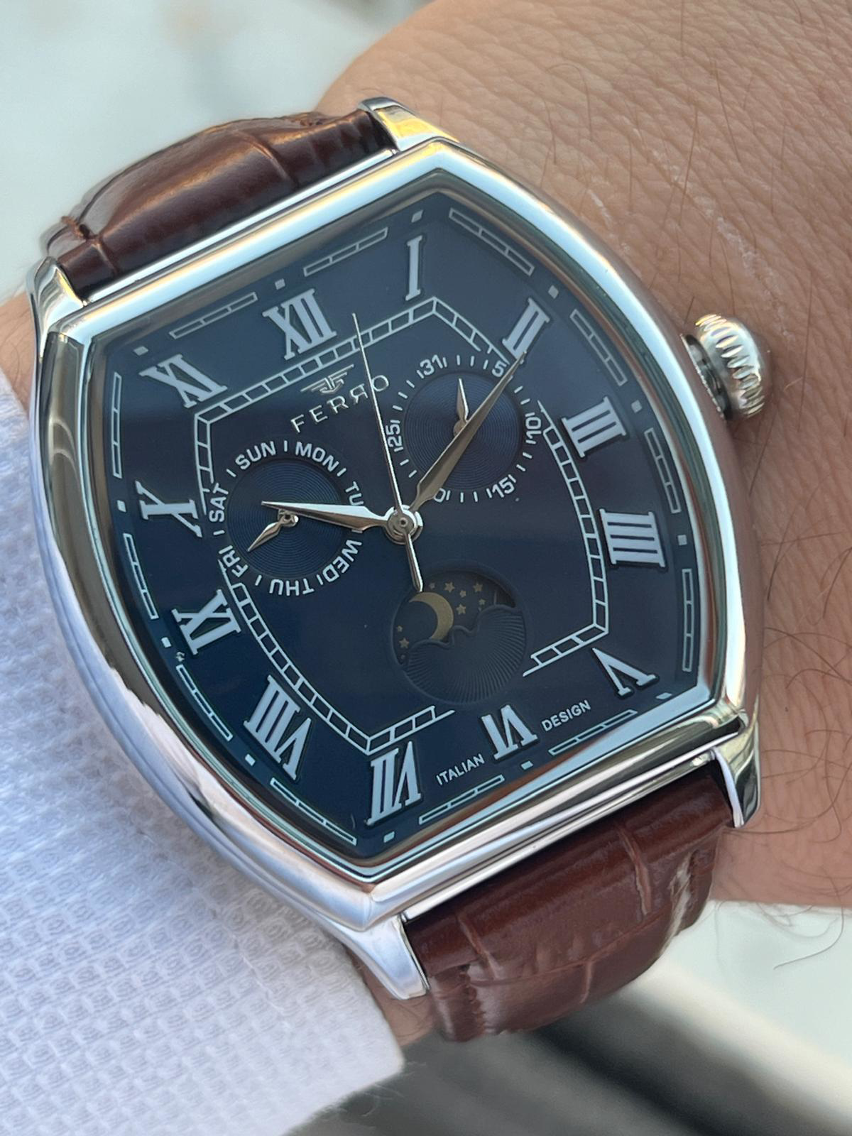 Ferro İç Fonksiyonları Aktif Deri Kordon 3 Atm Suya Dayanıklı Erk Ferro İç Fonksiyonları Aktif Deri Kordon 3 Atm Suya Dayanıklı Erk