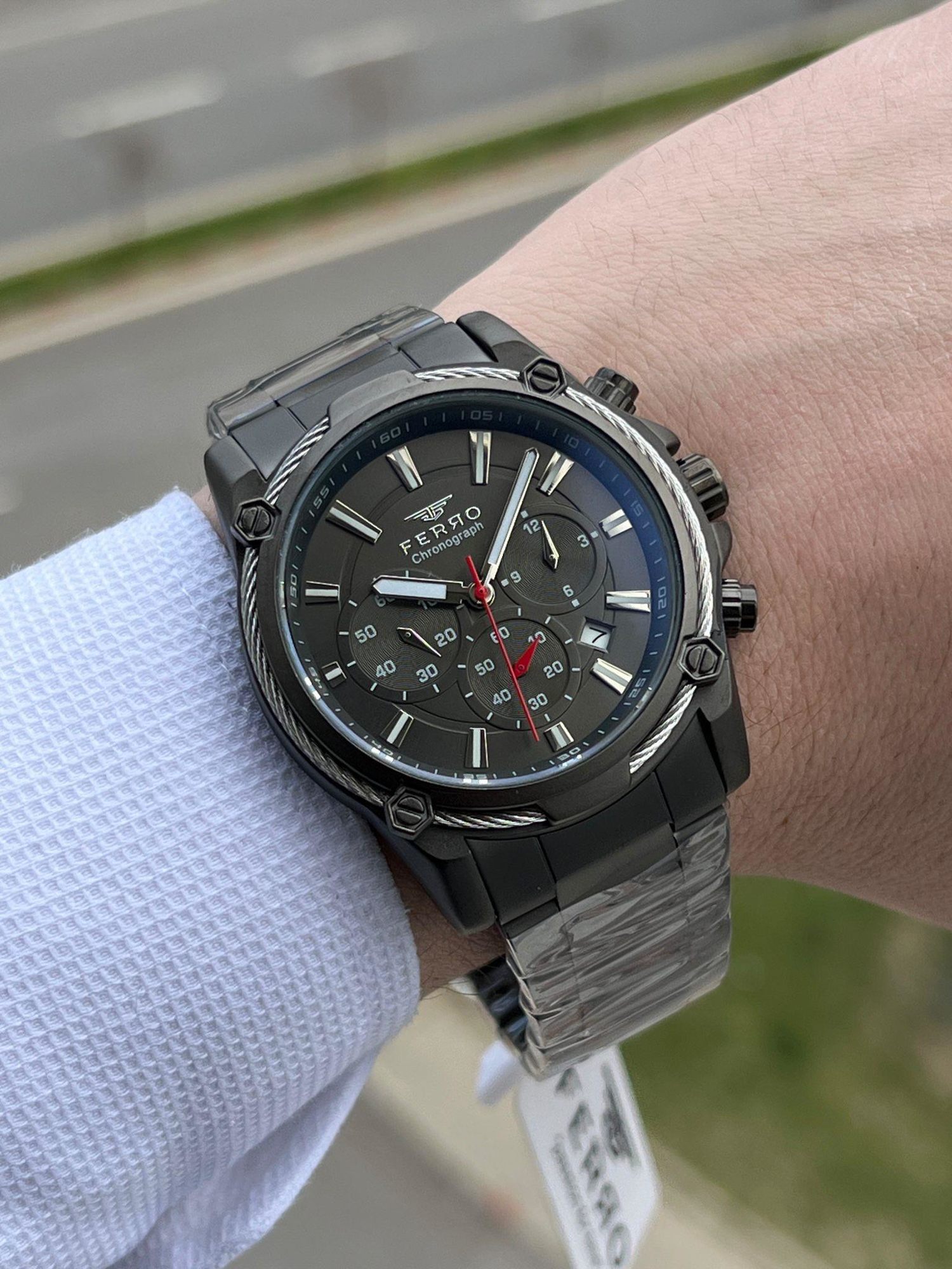 FERRO İç Fonksiyonları Aktif Chronograph 30 Mt Su Geçirmez Erkek 