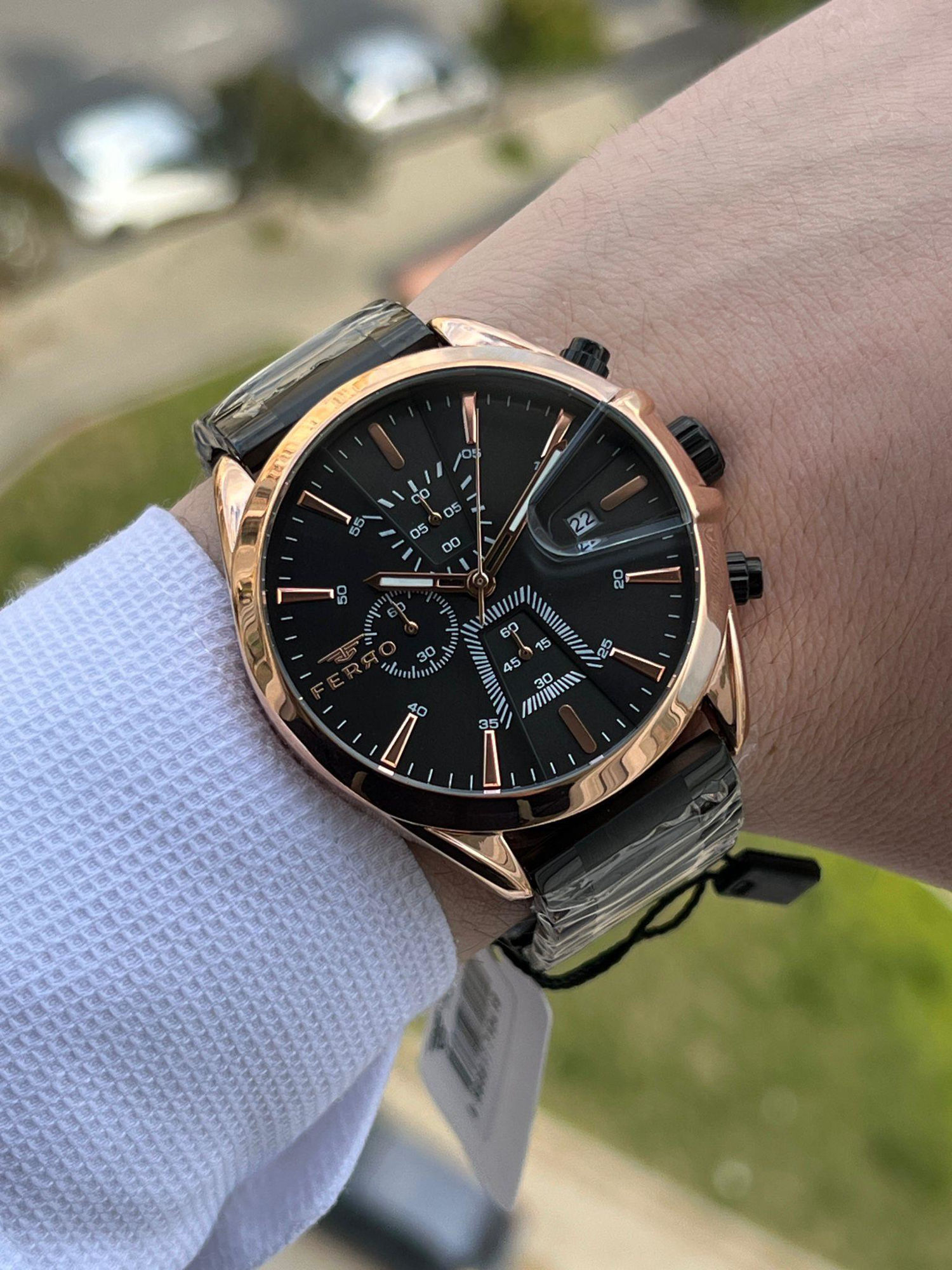 FERRO İç Fonksiyonları Aktif Chronograph 30 Mt Su Geçirmez Erkek 