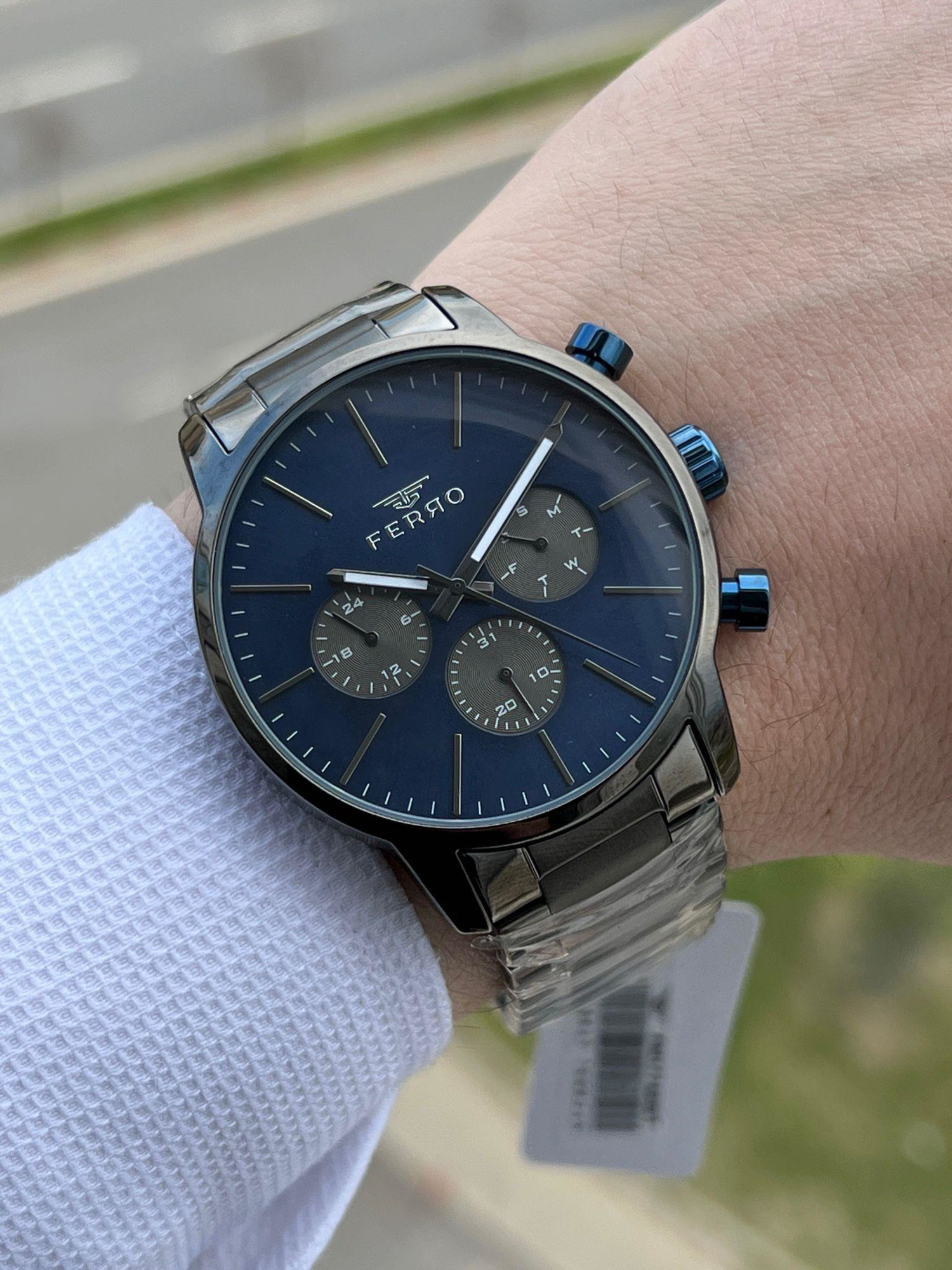 FERRO İç Fonksiyonları Aktif Chronograph 30 Mt Su Geçirmez Erkek 
