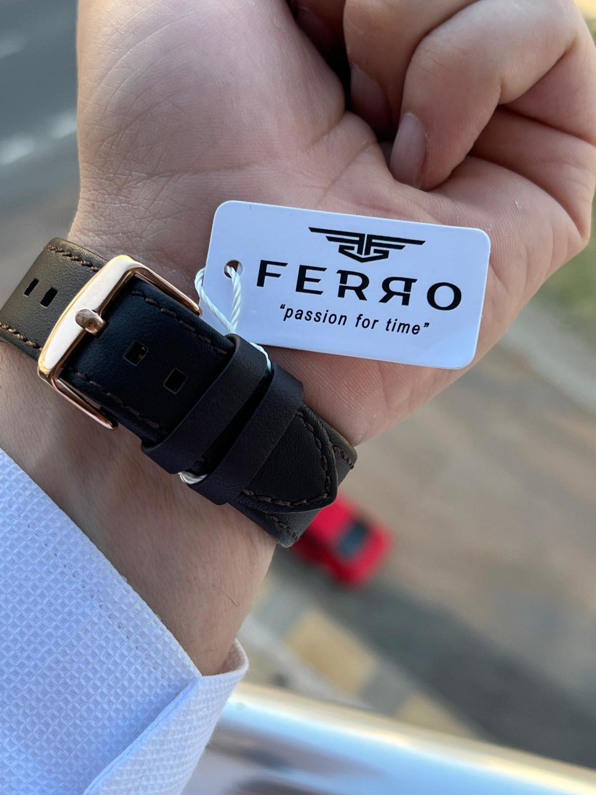 Ferro İç Fonksiyonları Aktif Deri Kordon 3 Atm Suya Dayanıklı Erk