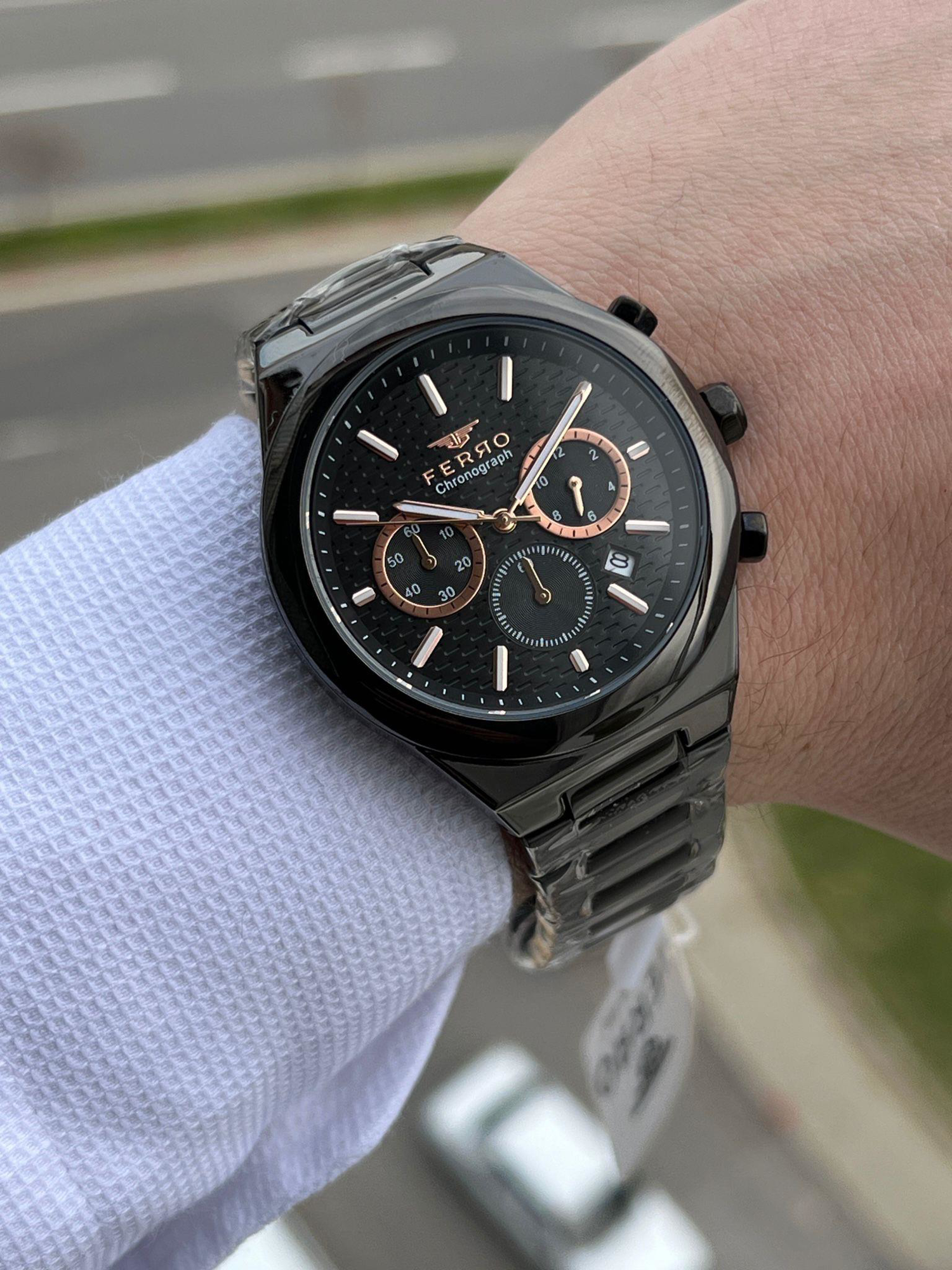 FERRO İç Fonksiyonları Aktif Chronograph 30 Mt Su Geçirmez Erkek 