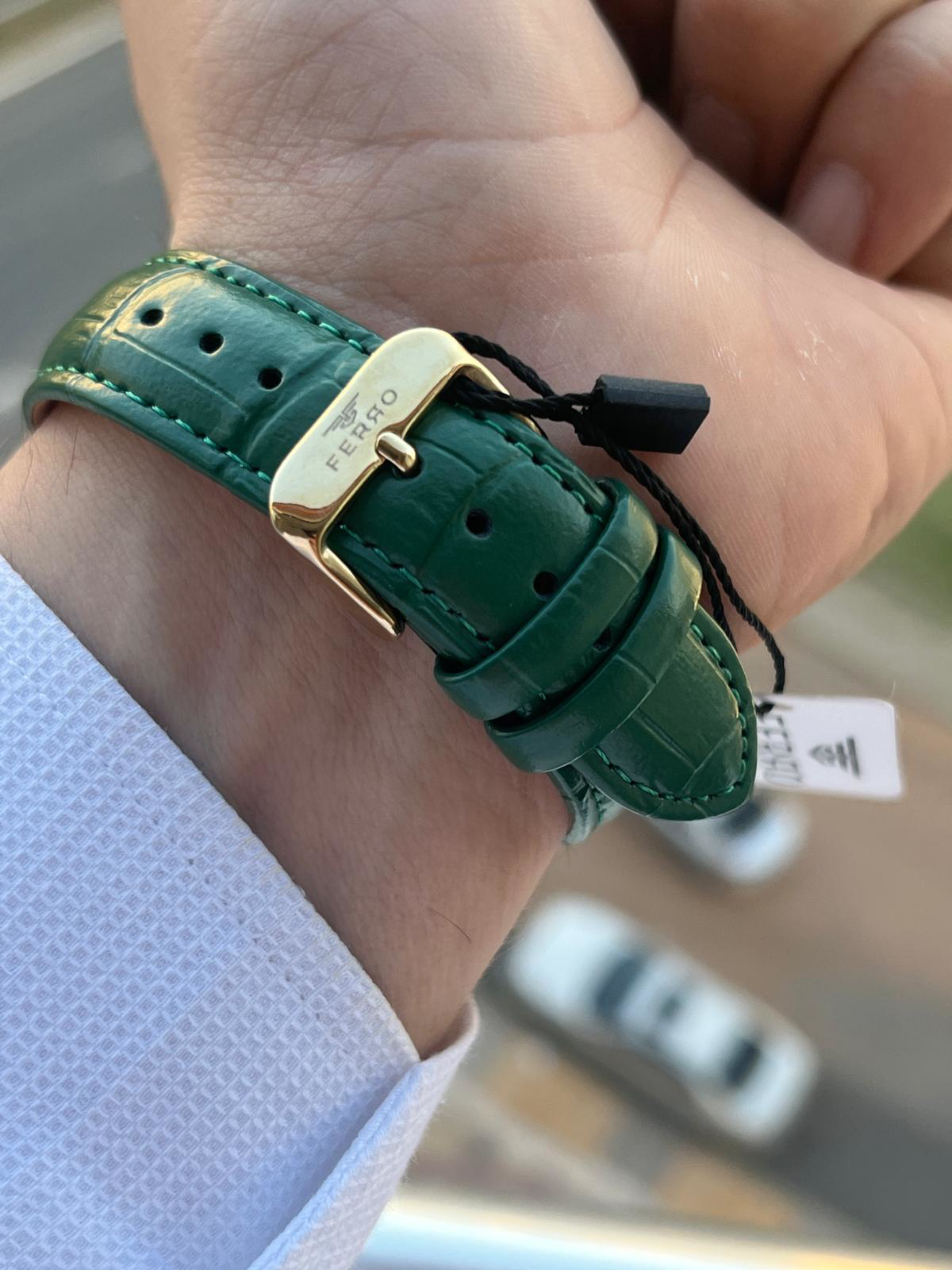 Ferro İç Fonksiyonları Aktif Deri Kordon 3 Atm Suya Dayanıklı Erk