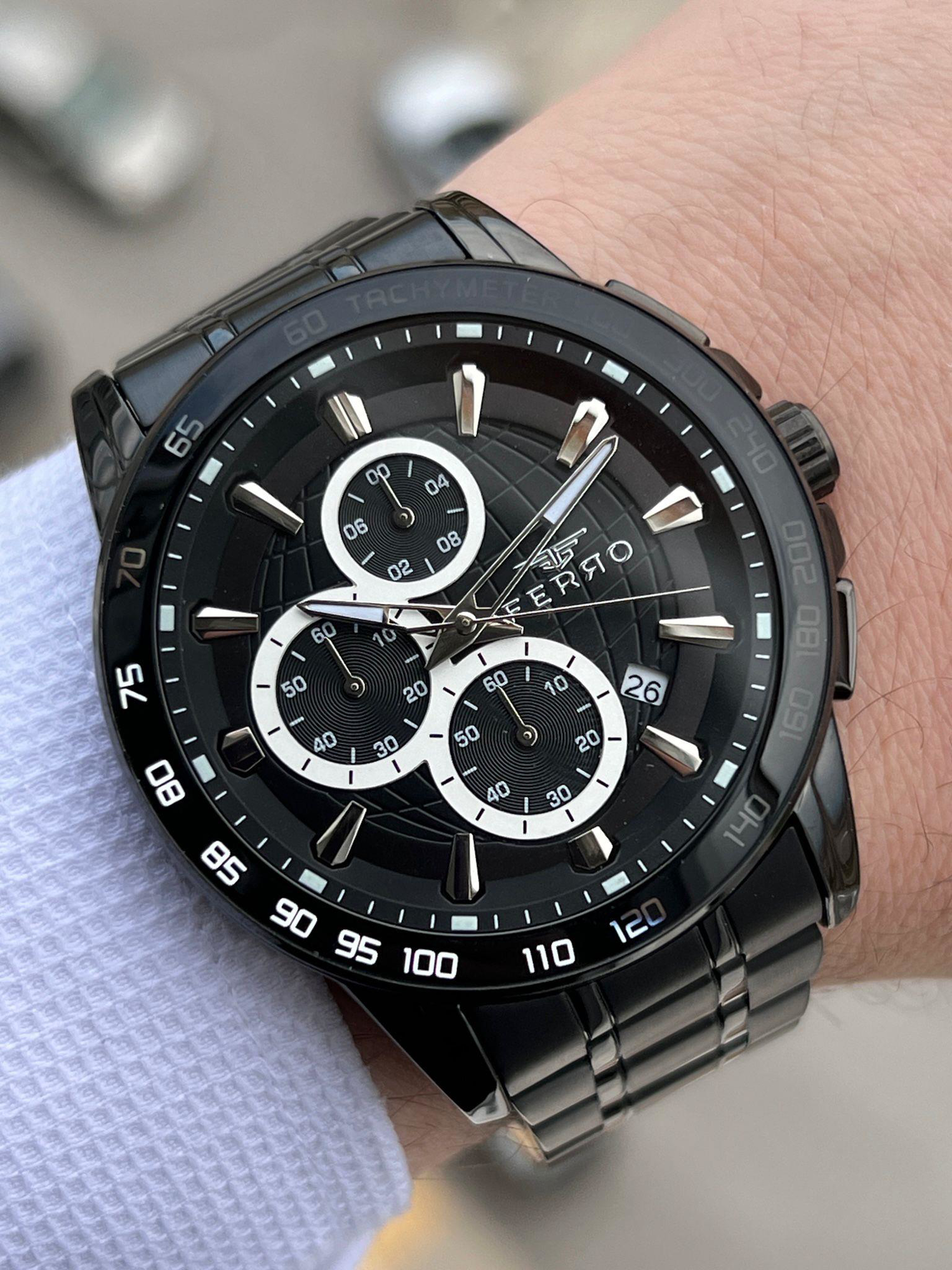 FERRO İç Fonksiyonları Aktif Chronograph 30 Mt Su Geçirmez Erkek 
