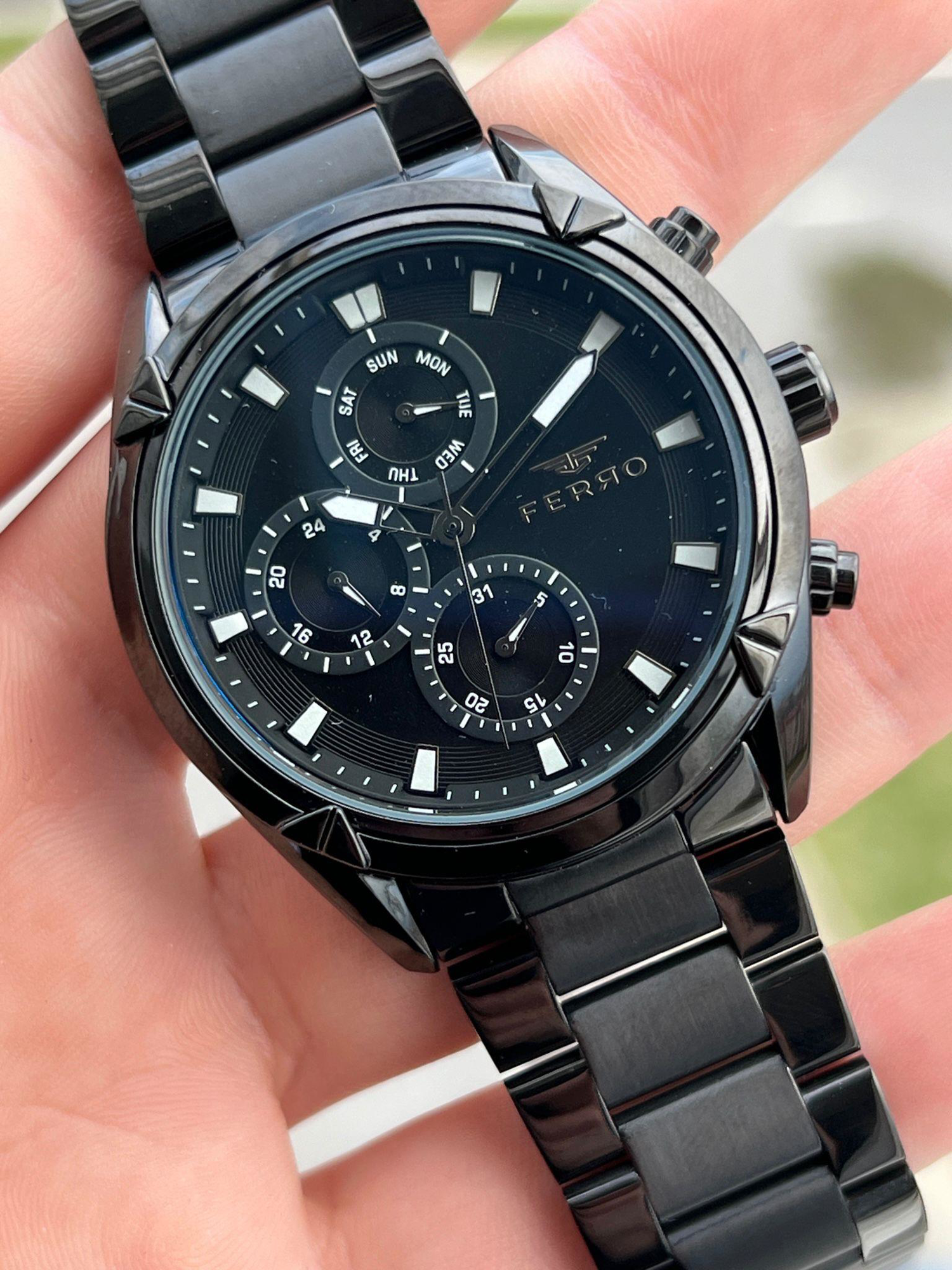 FERRO İç Fonksiyonları Aktif Chronograph 30 Mt Su Geçirmez Erkek 