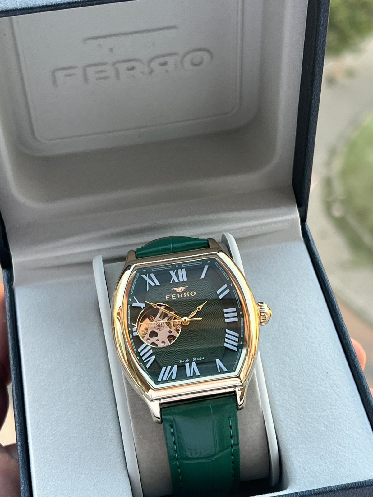 Ferro Otomatik Mekanizma Deri Kordon 3 Atm Suya Dayanıklı Erkek K