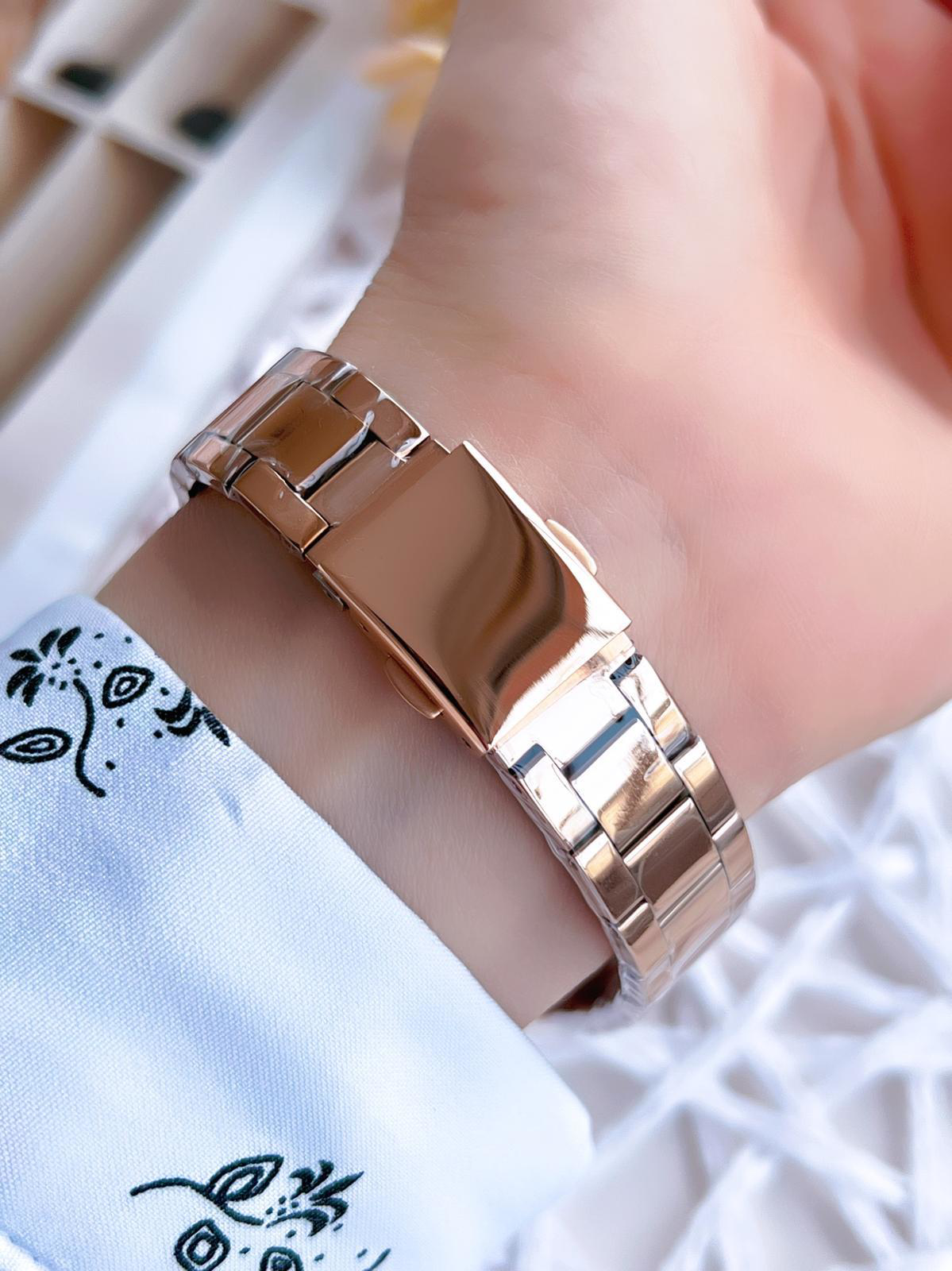 Ferro Rose Gold Renk 3 Atm Suya Dayanıklı Çelik Kordon Özel Tasar Ferro Rose Gold Renk 3 Atm Suya Dayanıklı Çelik Kordon Özel Tasar