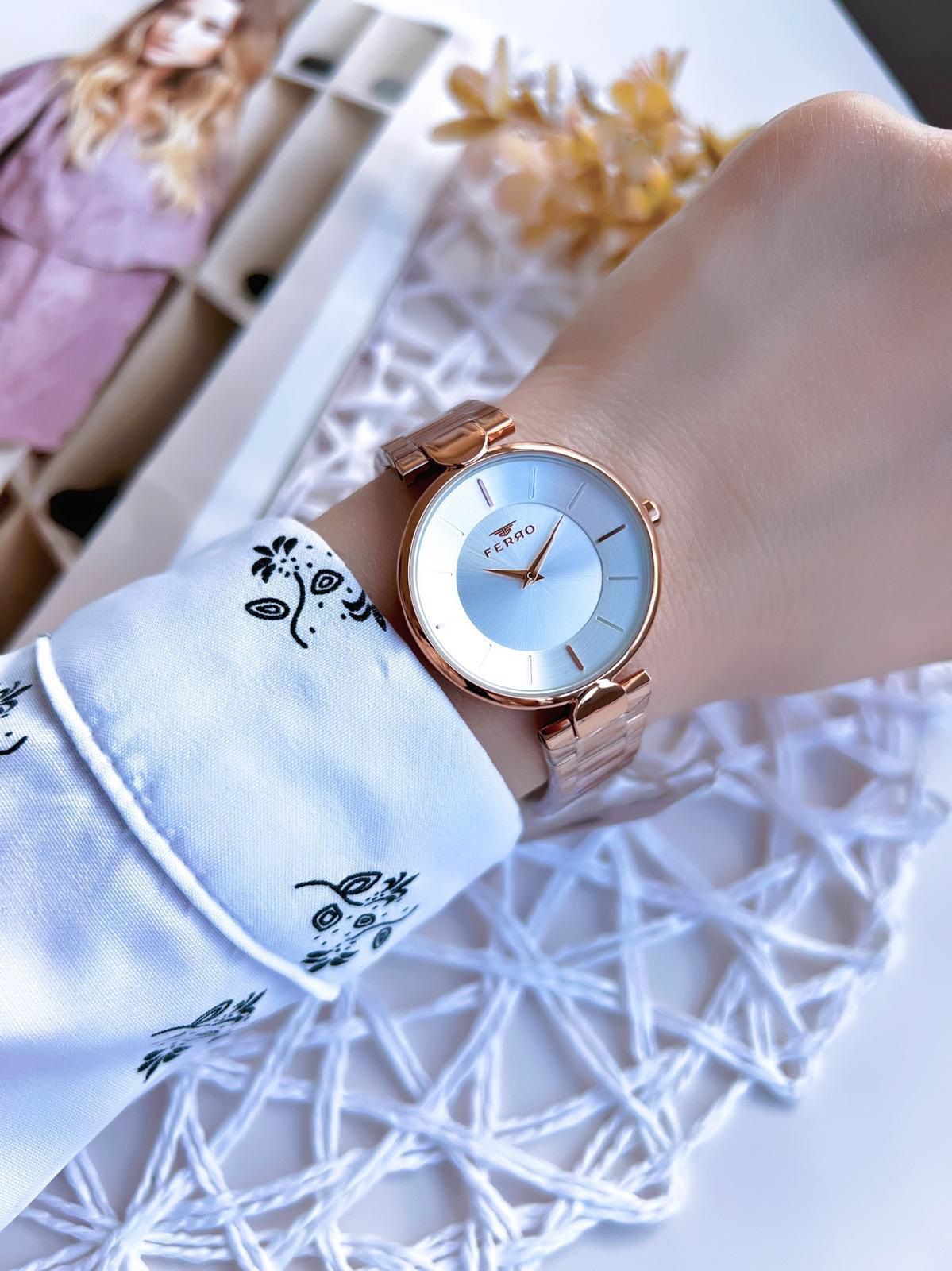 Ferro Rose Gold Renk 3 Atm Suya Dayanıklı Çelik Kordon Özel Tasar Ferro Rose Gold Renk 3 Atm Suya Dayanıklı Çelik Kordon Özel Tasar Fiyatı, Yorumları ve Özellikleri