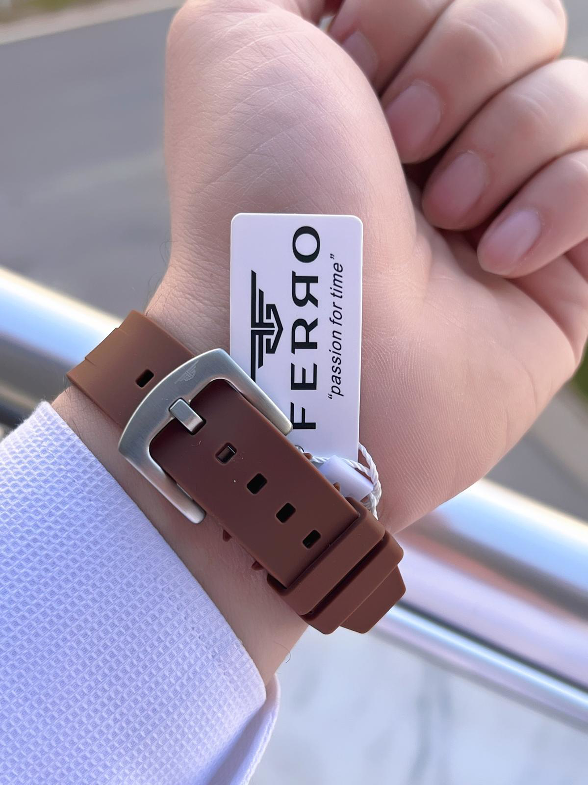 Ferro Silikon Kordon 5 Atm Suya Dayanıklı Fonksiyonları Aktif Spo