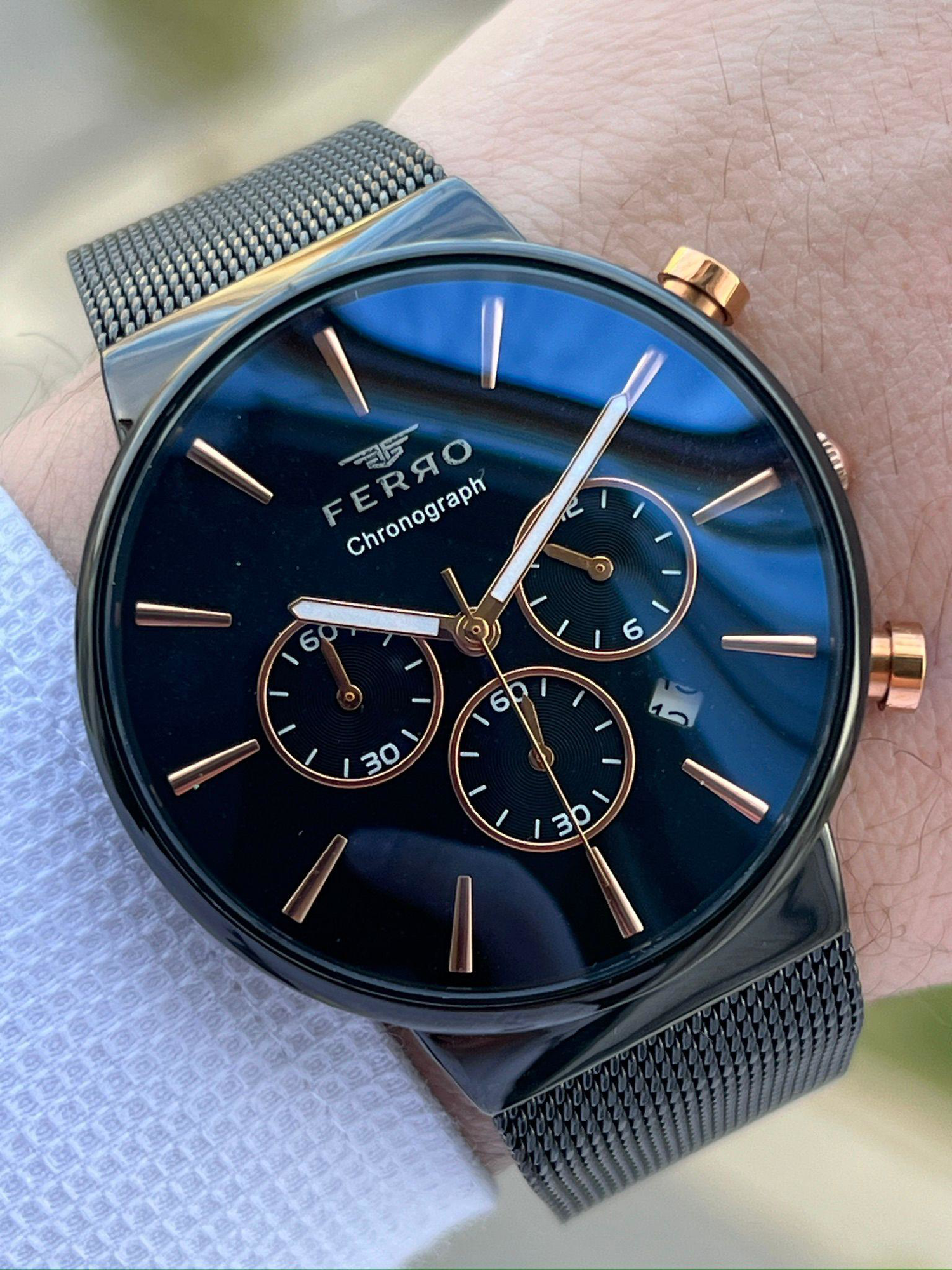 Ferro Siyah Hasır Kordon İç Fonksiyonları Aktif Takvimli 30 Mt Su