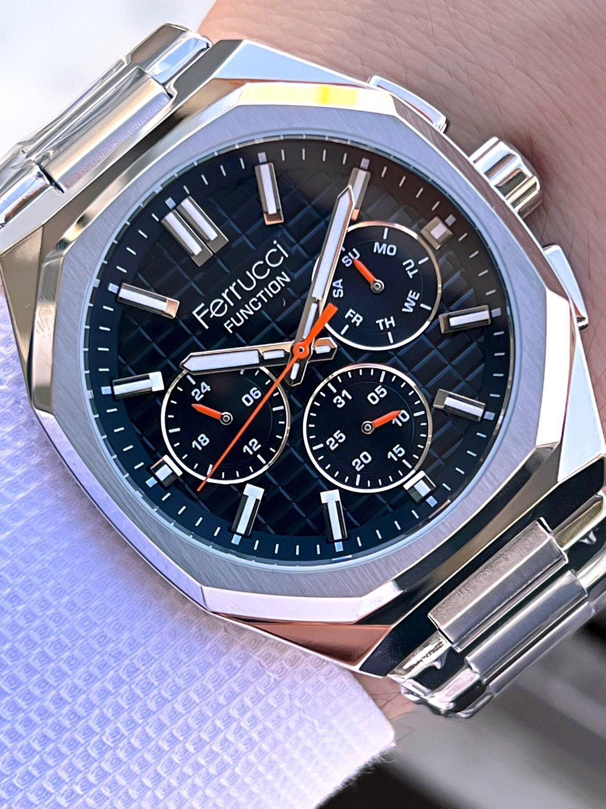 Ferrucci 2 Yıl Garantili Çelik Kordon İç Kadran Özellikleri Aktif