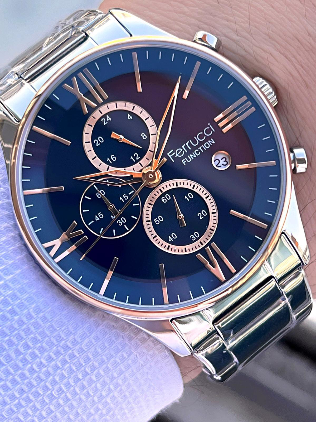 Ferrucci 2 Yıl Garantili Çelik Kordon İç Kadran Özellikleri Aktif