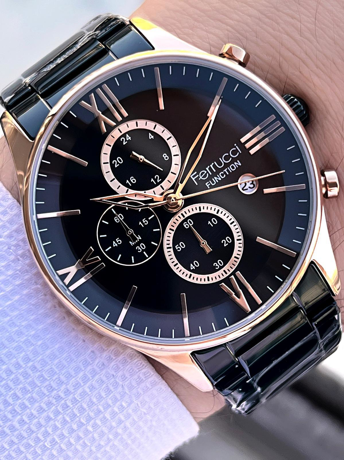 Ferrucci 2 Yıl Garantili Çelik Kordon İç Kadran Özellikleri Aktif