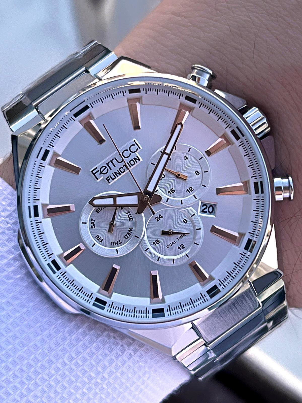 Ferrucci 2 Yıl Garantili Çelik Kordon İç Kadran Özellikleri Aktif