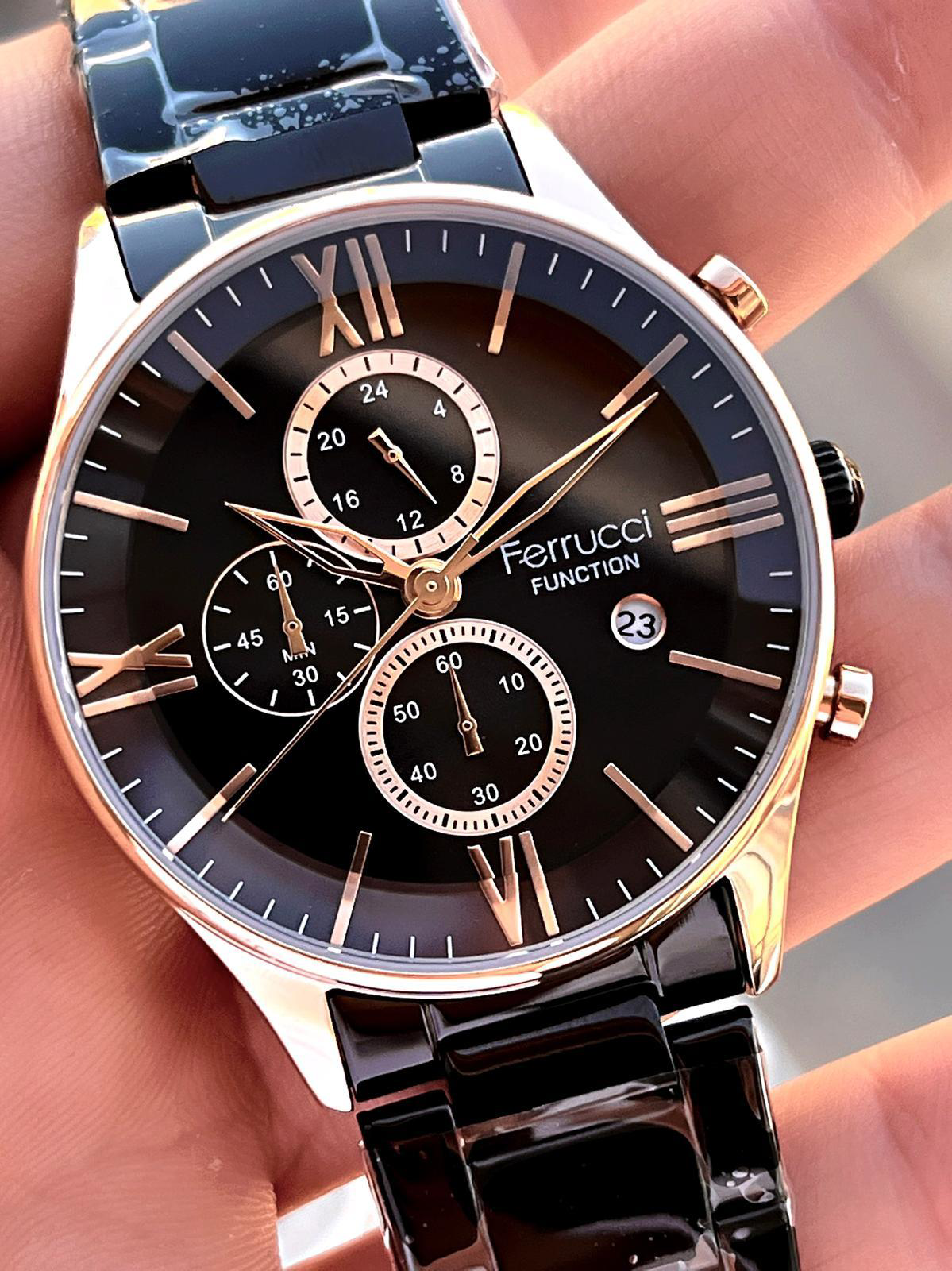 Ferrucci 2 Yıl Garantili Çelik Kordon İç Kadran Özellikleri Aktif