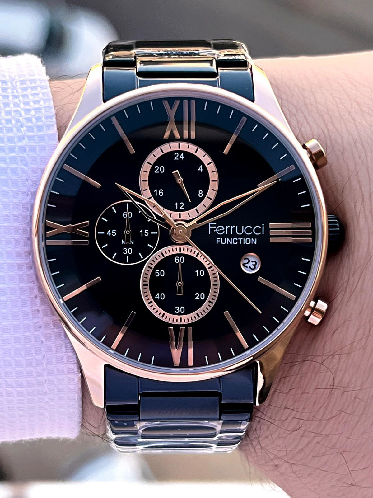 Ferrucci 2 Yıl Garantili Çelik Kordon İç Kadran Özellikleri Aktif