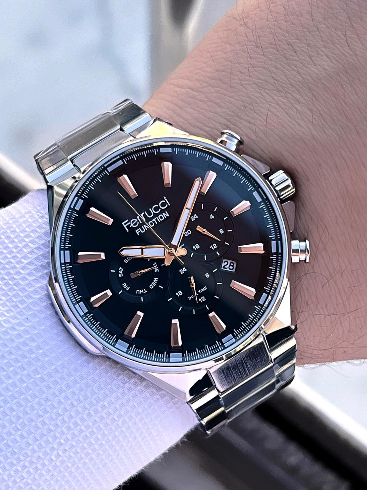 Ferrucci 2 Yıl Garantili Çelik Kordon İç Kadran Özellikleri Aktif