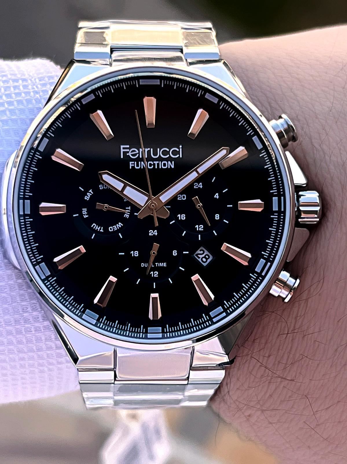 Ferrucci 2 Yıl Garantili Çelik Kordon İç Kadran Özellikleri Aktif