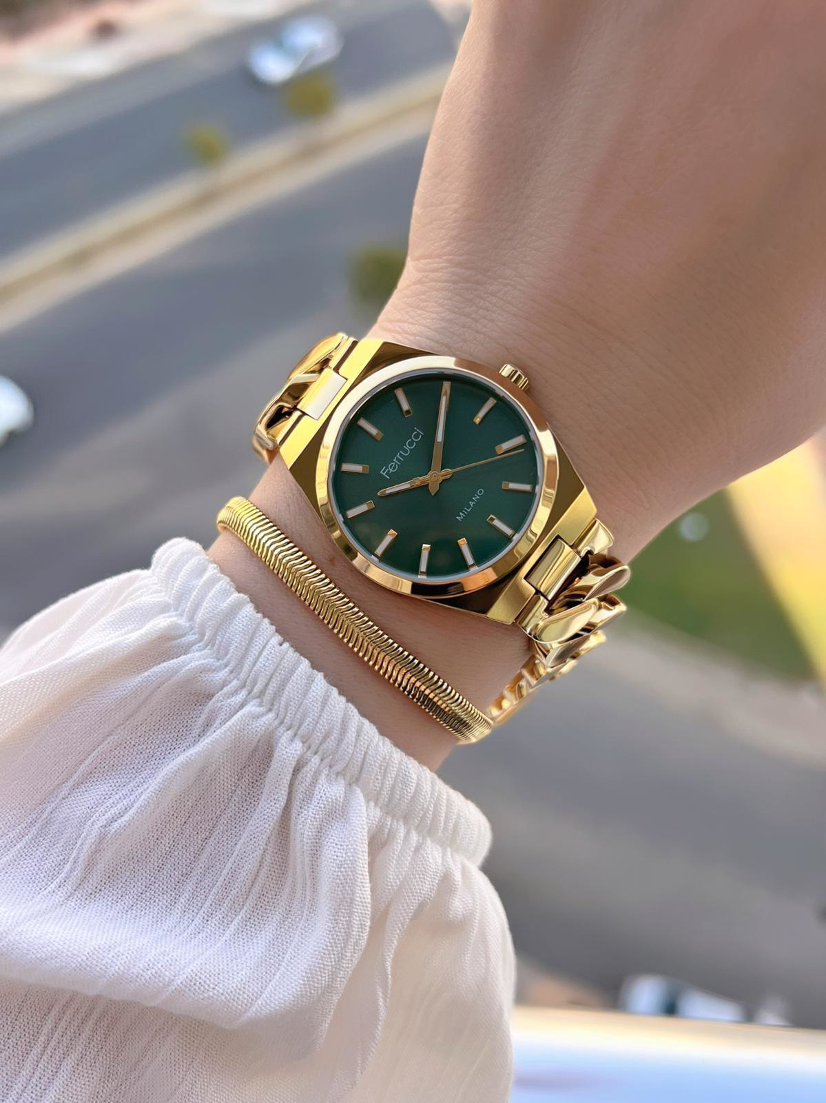 Ferrucci Çelik Kordon 2 Yıl Garantili 3 Atm Suya Dayanıklı Kadın 