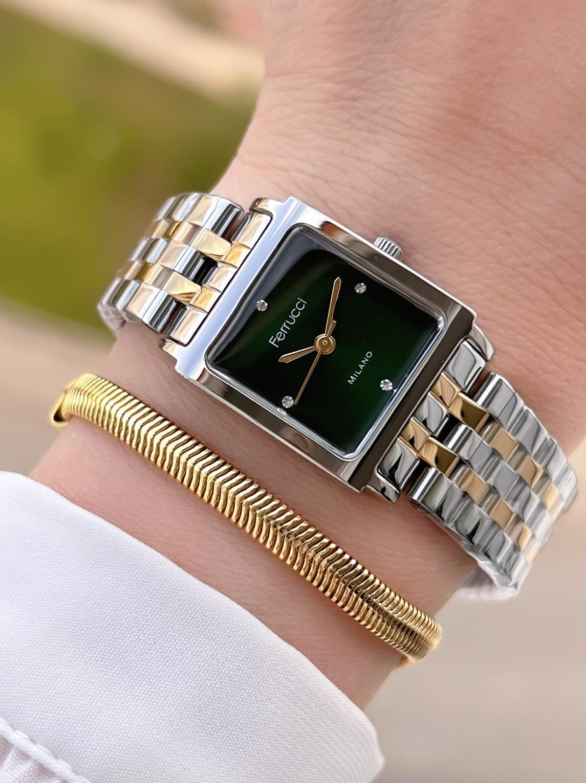 Ferrucci Çelik Kordon 2 Yıl Garantili 3 Atm Suya Dayanıklı Kadın 