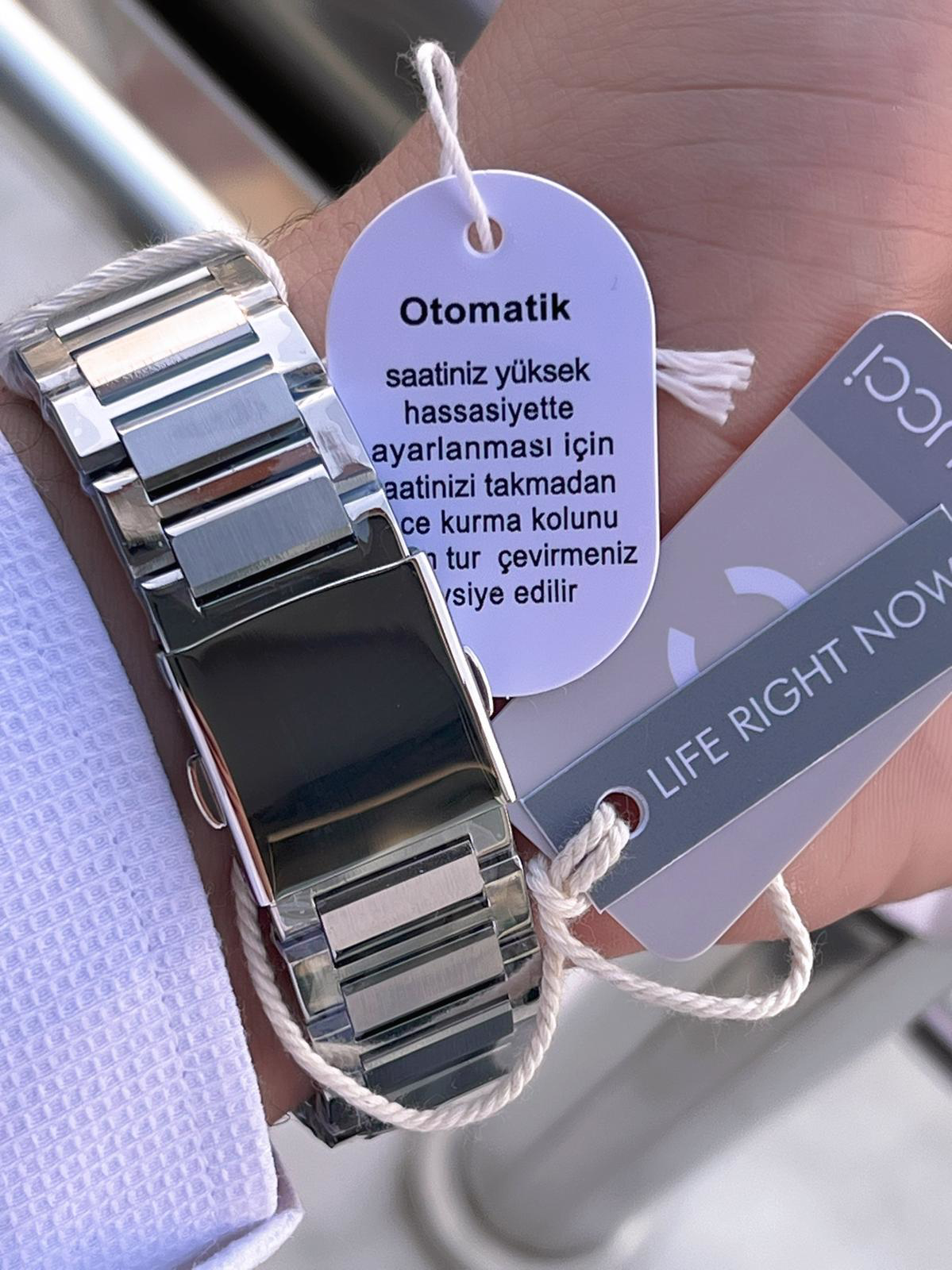 Ferrucci Otomatik&Kurmalı 3 Atm Suya Dayanıklı Çelik Kordonlu Erk