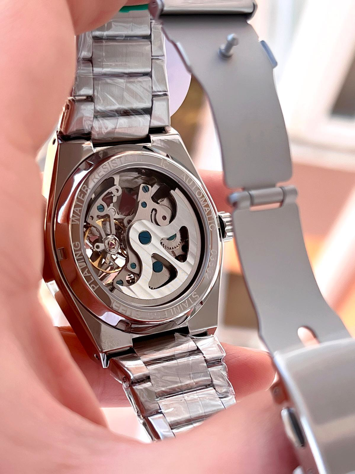 Ferrucci Otomatik&Kurmalı 3 Atm Suya Dayanıklı Çelik Kordonlu Erk