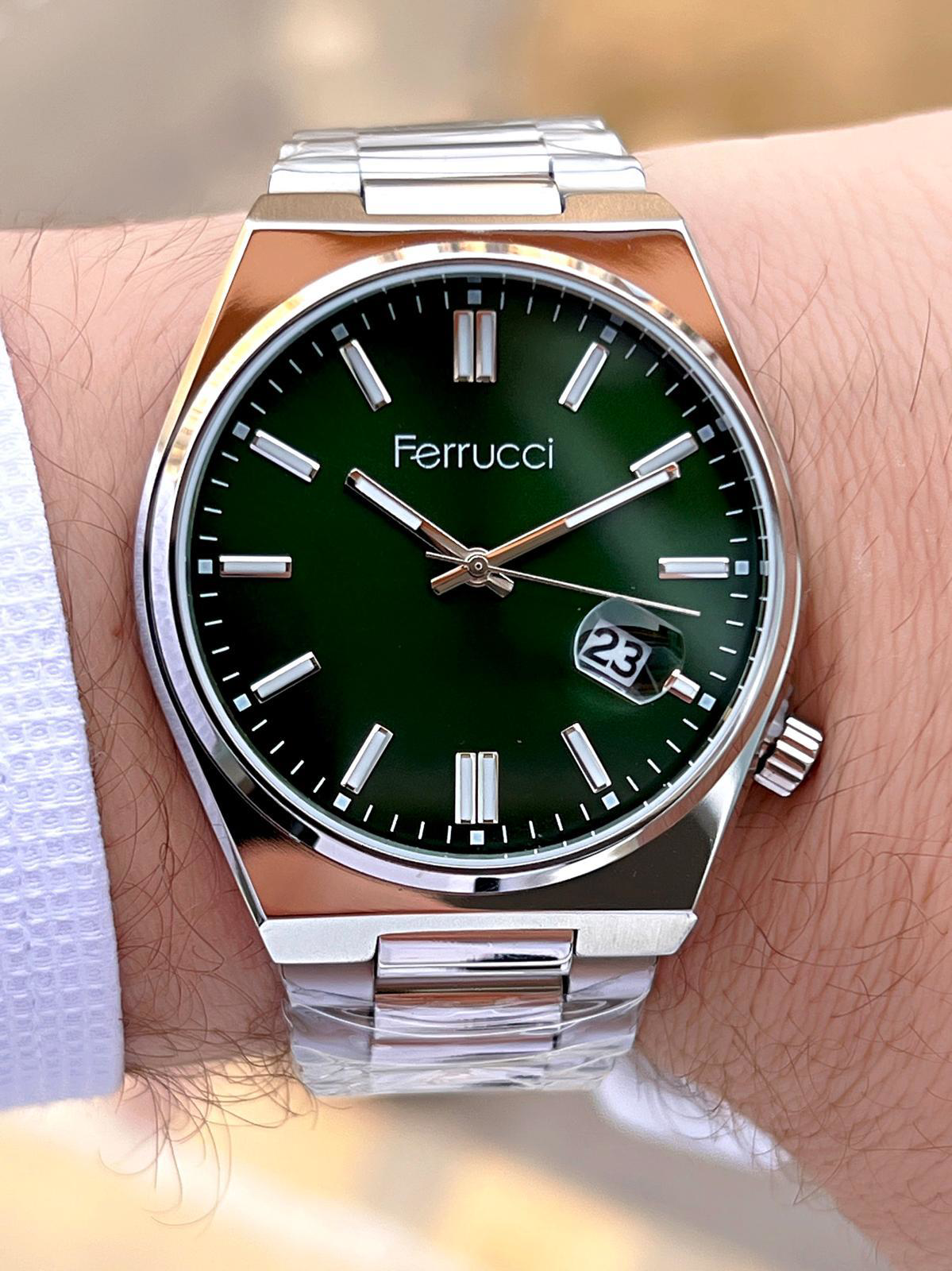 Ferrucci Tsuyosa Model Çelik Kordon Takvimli Kadran 30 Mt Suya Da Fiyatı, Yorumları ve Özellikleri