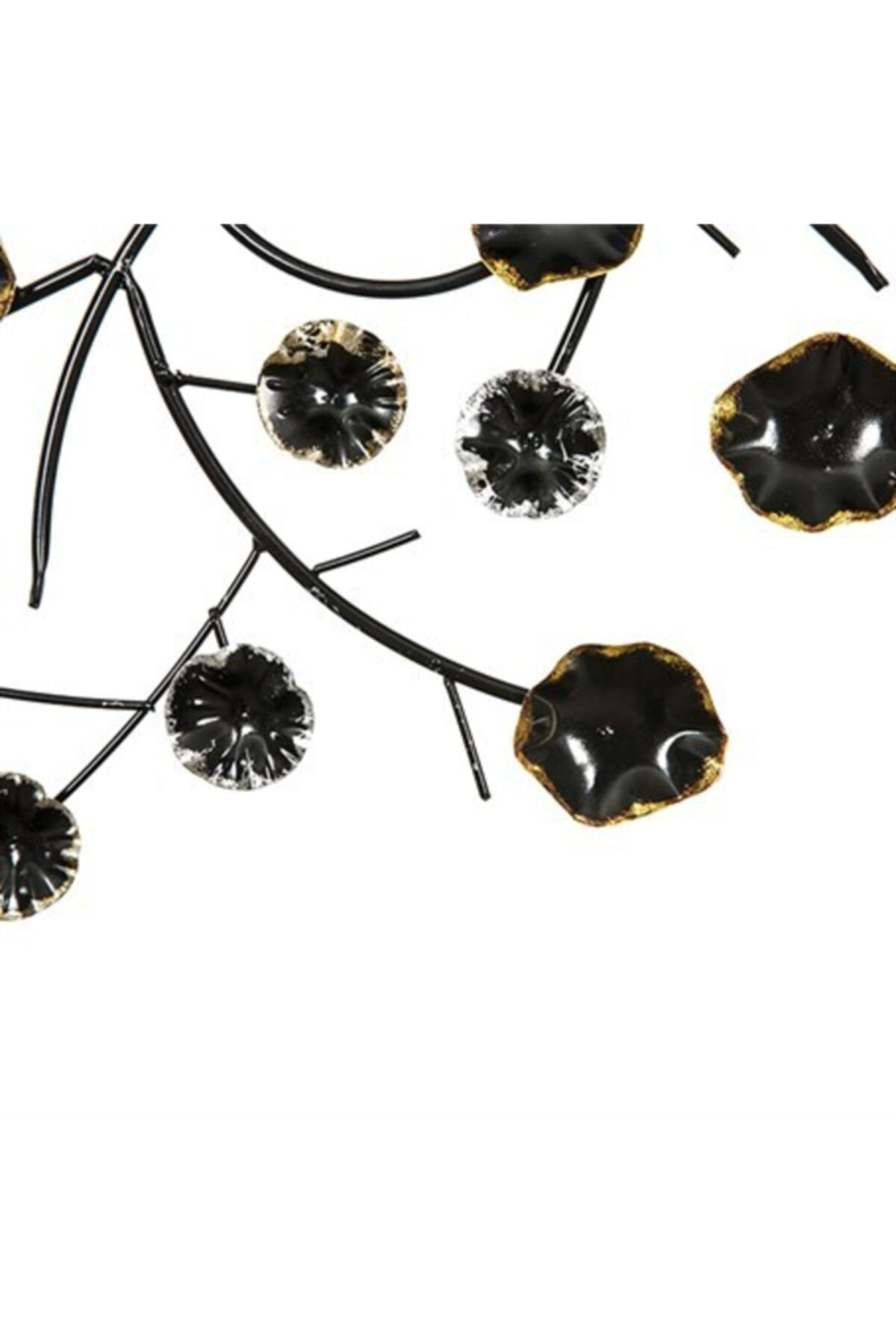 Vitale Ferry Çiçekli Duvar Aynası 76 Cm Ak.Gr0022