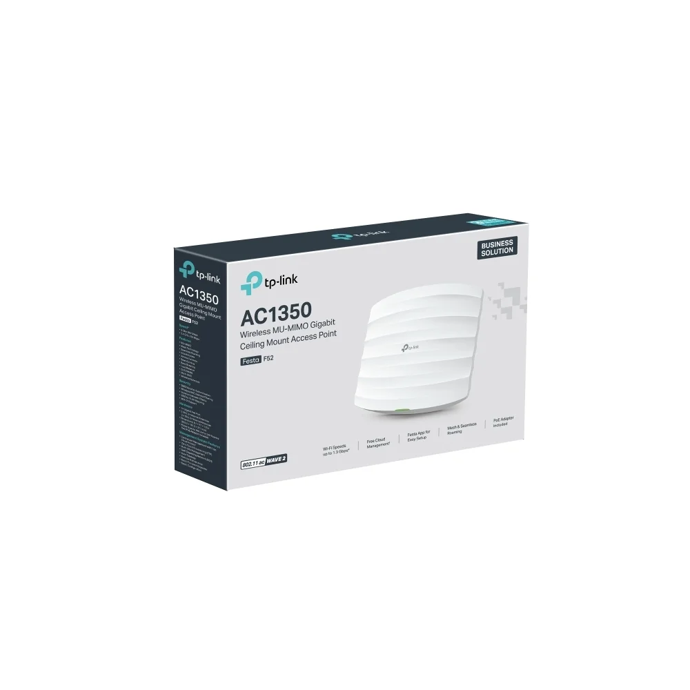 Festa F52 AC1350 Kablosuz MU-MIMO Gigabit Tavana Monte Wi-Fi 5 Access Point