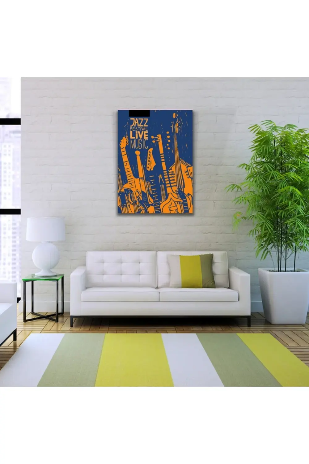 Kanonik Education Festival Afişi Siyah Turuncu Renklerde Kanvas Tablo 50 X 70