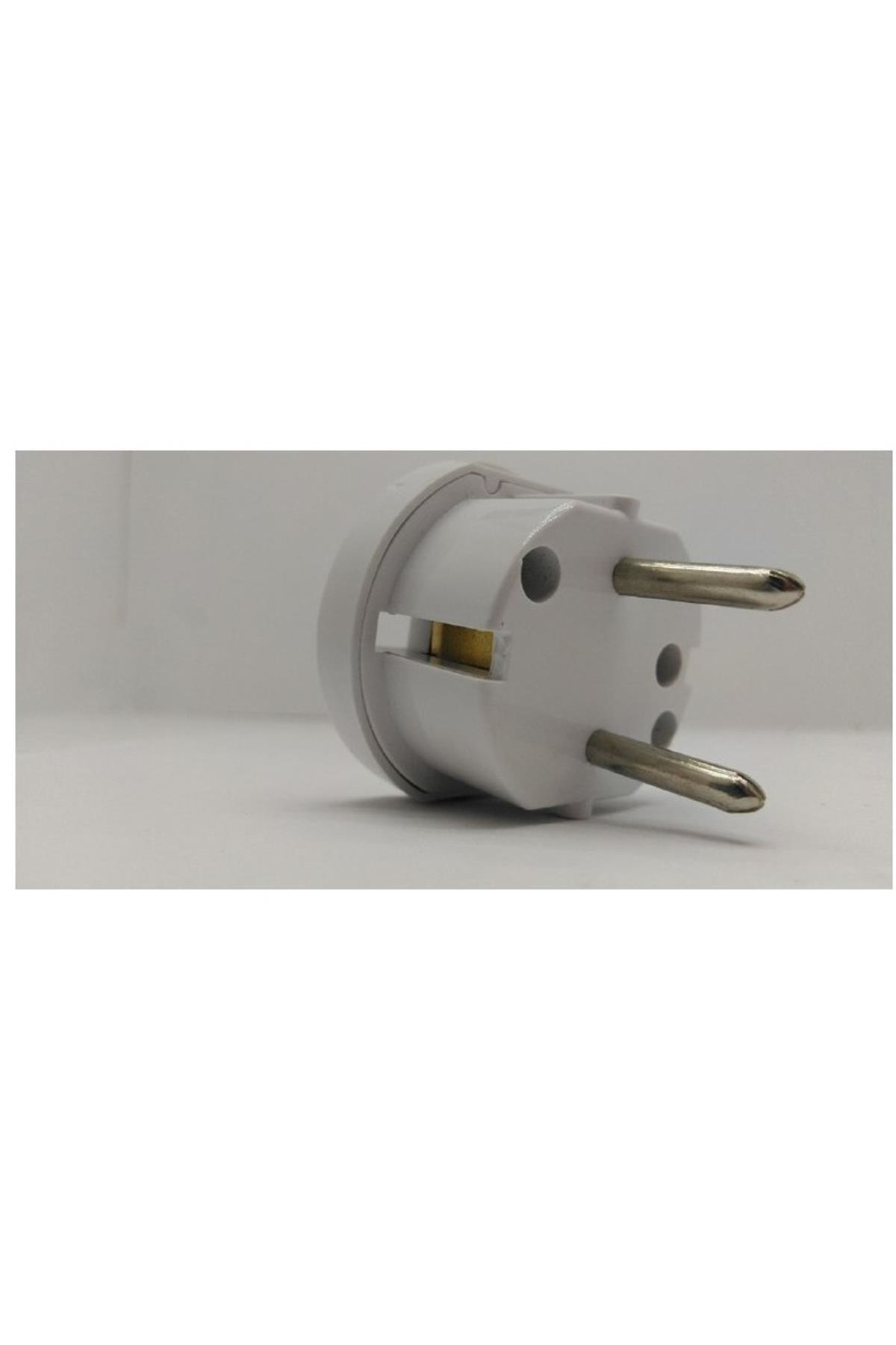 Fetih Ingiliz Fiş Çevirici Adaptör Çevirici Topraklı F-09 15'Li
