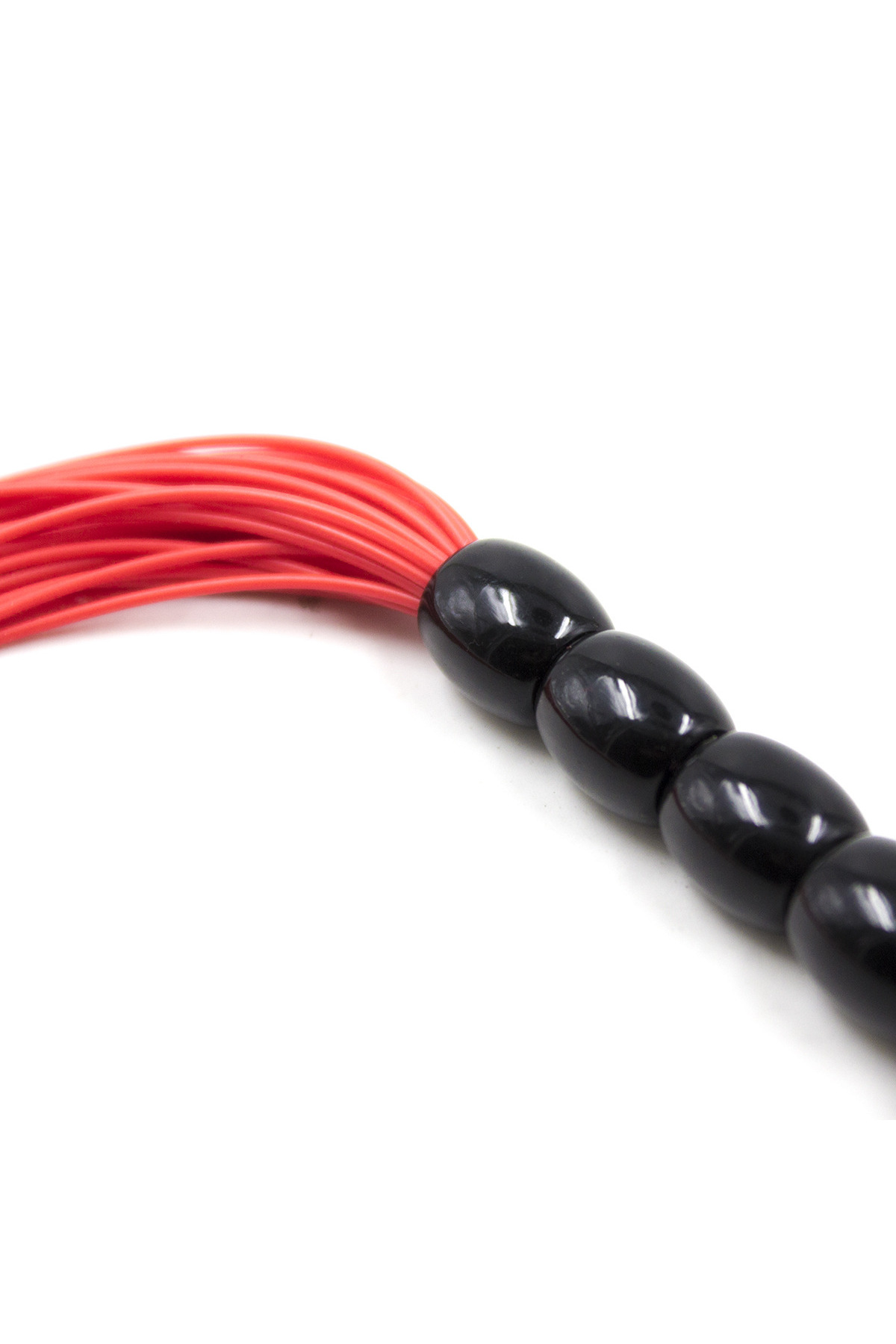 Fetilux Tüylü Silikon 23cm Mini Kırbaç - Kırmızı