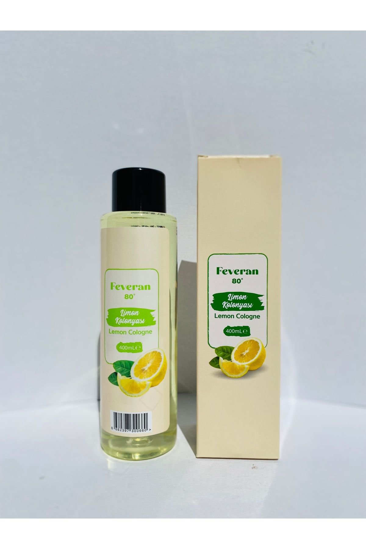 Otel Bukleti Feveran 400 Ml Limon Kolonyası - Ferahlığın İmzası 2 Adet