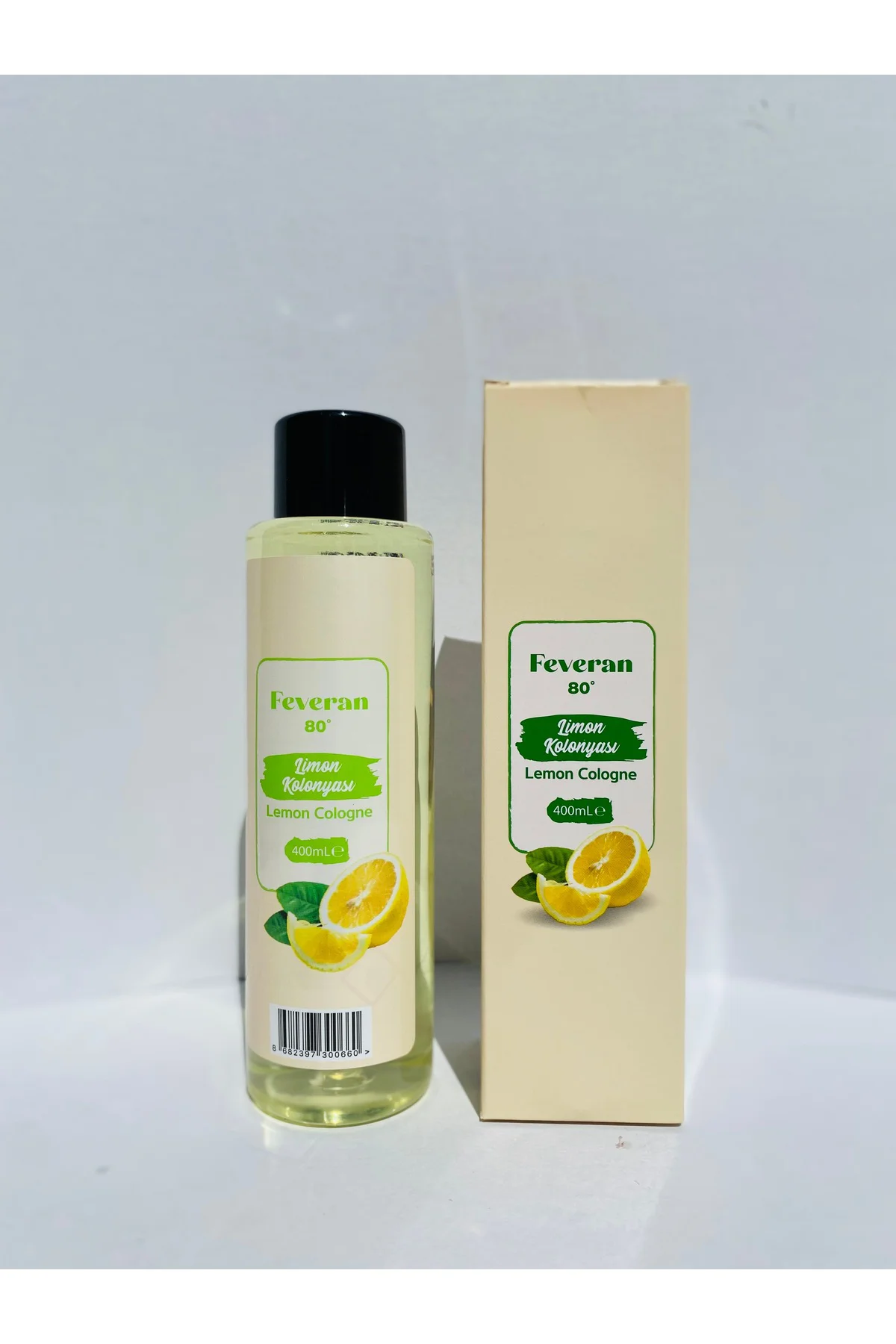 Feveran 400 ml Limon Kolonyası - Ferahlığın İmzası 2 Adet