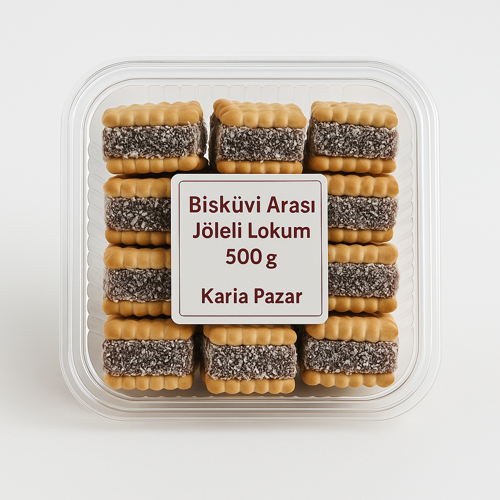 Feyz Bisküvi Arası Jöleli Lokum 500g | Tatlı İkramlık