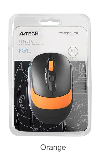 Tunçmatik Fg10 2000 Dpı Kablosuz Turuncu Mouse