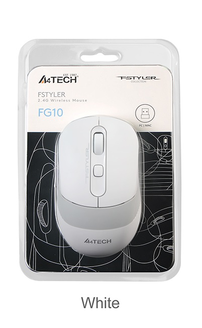Tunçmatik Fg10 2000 Dpı Kablosuz Beyaz Mouse